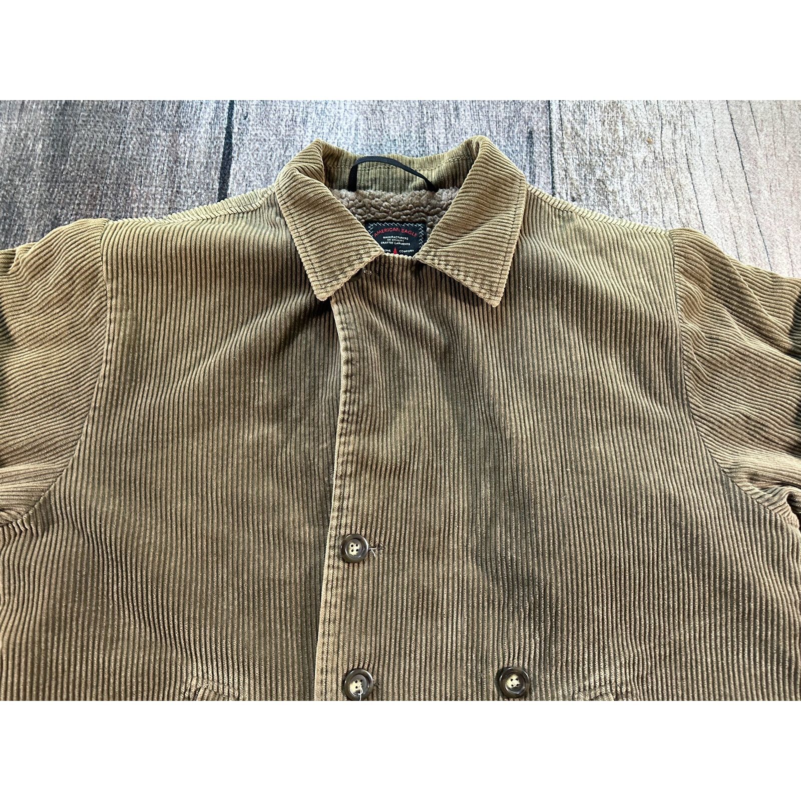 American Eagle Outfitters Vintage American Eagle Outfitters Corduroy Sherpa jacket XL Size US XL / EU 56 / 4 - 2 Thumbnail