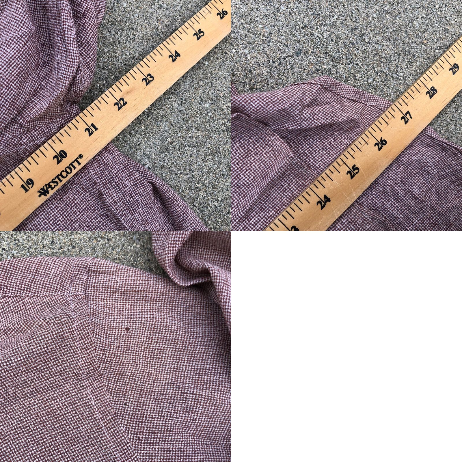 Club Monaco CLUB MONACO Texture Button Down Shirt Men's MEDIUM Red Long Sleeve Shirt Mens Medium Red Texture Button Down Shirt Size US M / EU 48-50 / 2 - 8 Thumbnail
