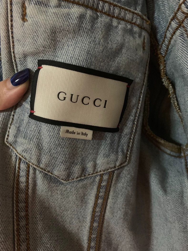 Gucci Gucci Embroidered denim jacket 2501-Nextarrow Size US XXS / EU 40 - 2 Thumbnail