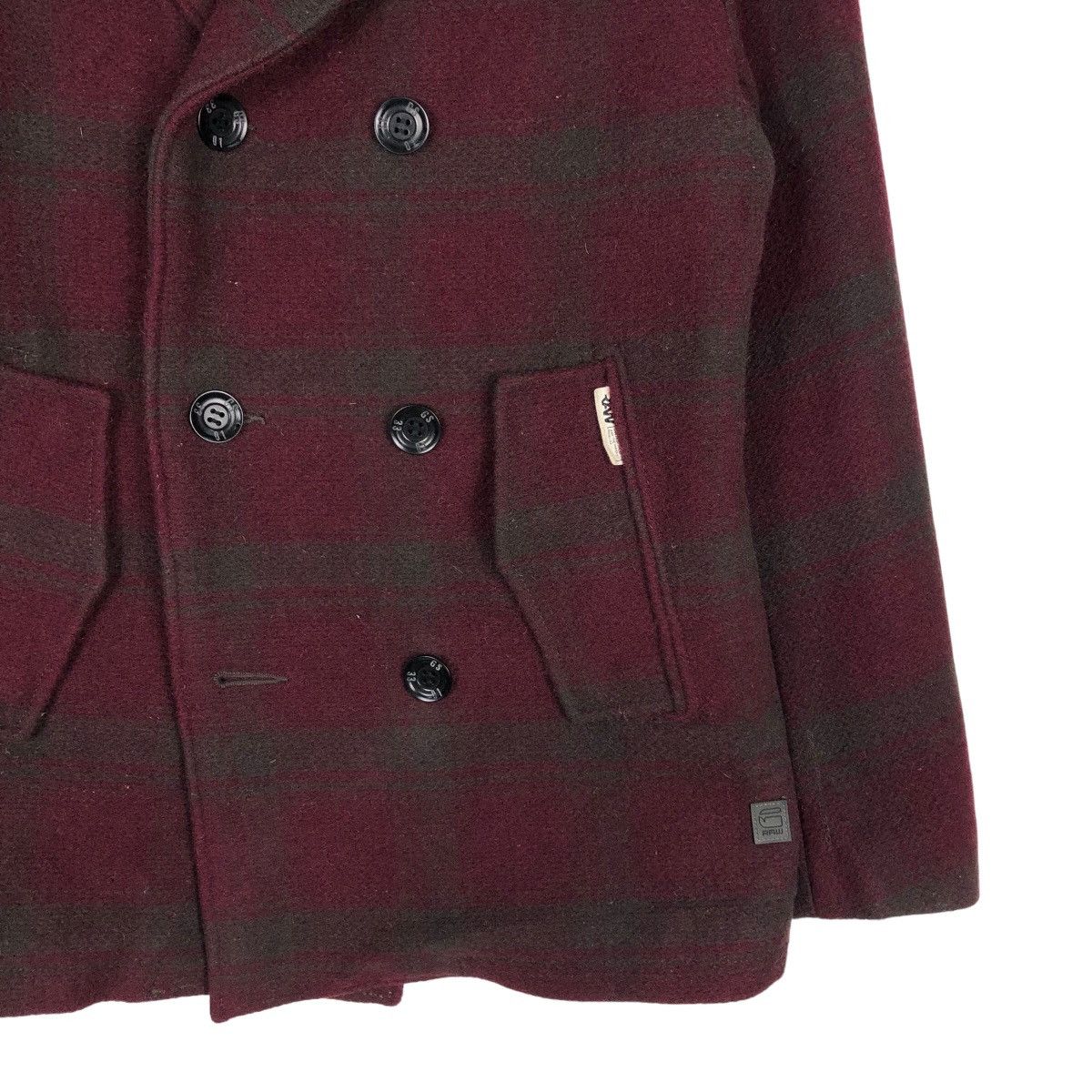Hysteric Glamour 🔥Wool Biker Jacket Double Collar G Raw Japan Tartan Design Size US M / EU 48-50 / 2 - 5 Thumbnail