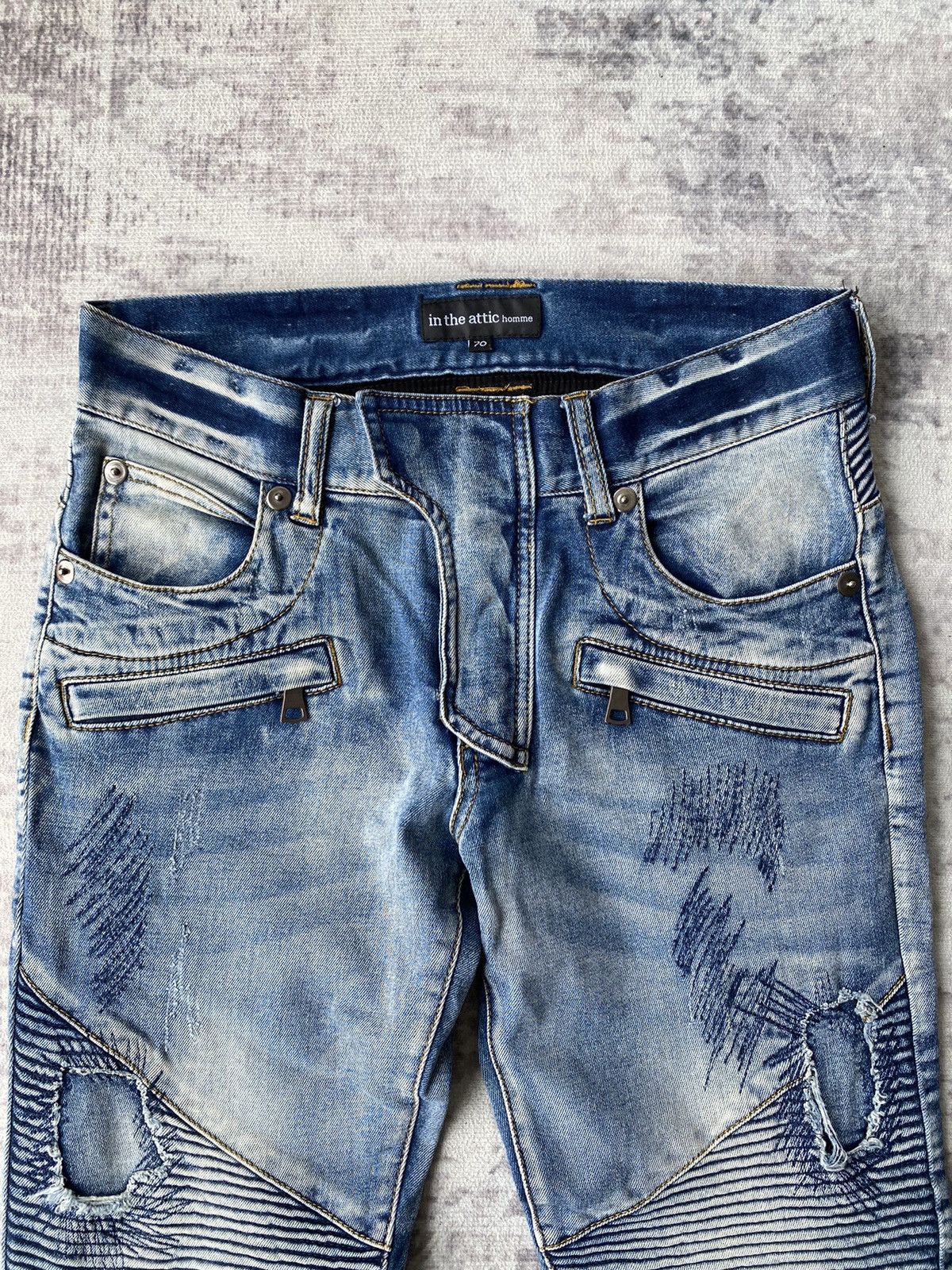 In The Attic In The Attic Bikers Pants / Tornado Balmain Mart Size US 30 / EU 46 - 2 Thumbnail