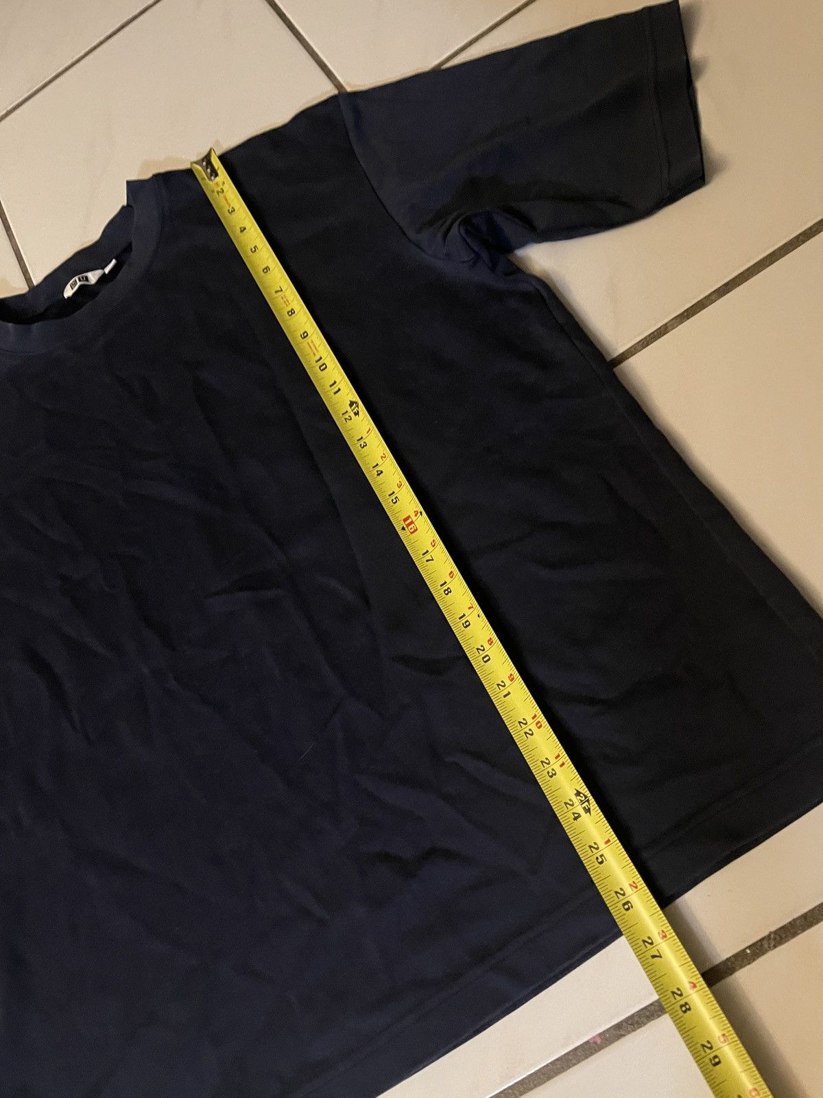 Uniqlo Uniqlo U Mens Size Large Crew Neck Blue T-Shirt Oversized Size US L / EU 52-54 / 3 - 3 Thumbnail