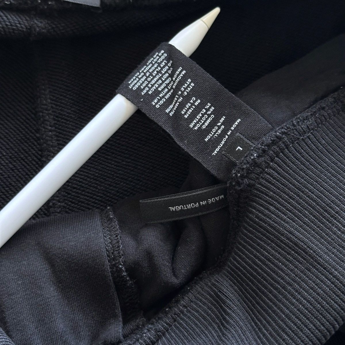 Helmut Lang HELMUT LANG 3D Logo Print Black Sweatpants Size US 35 - 5 Thumbnail