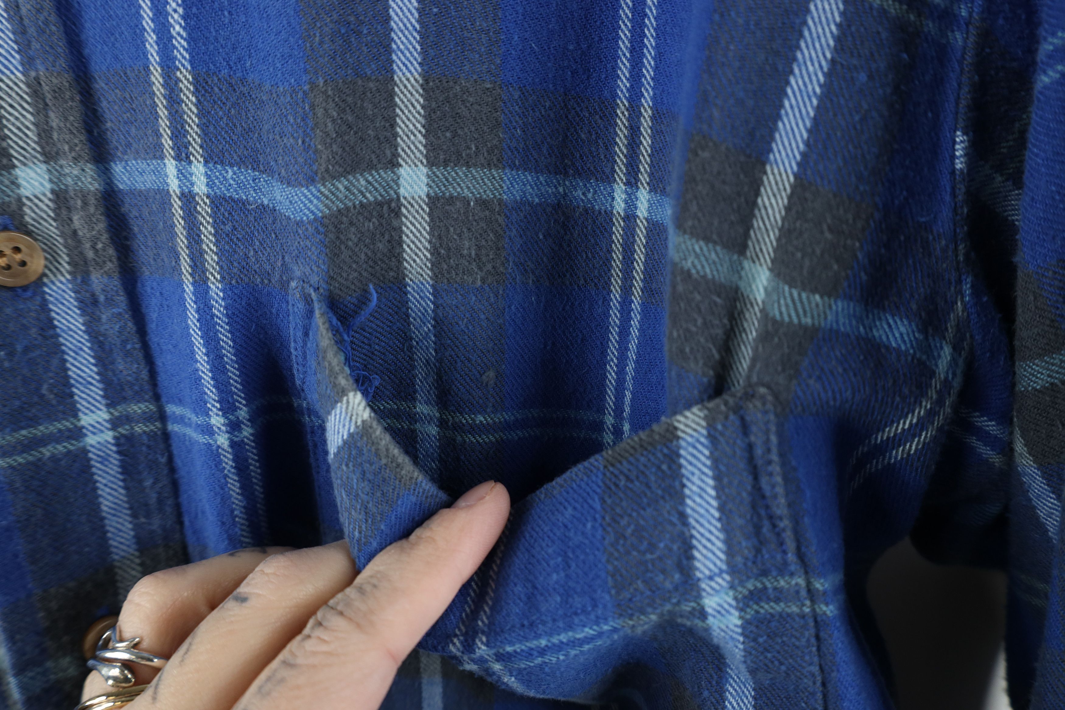 Vintage Vintage 90s Streetwear Flannel Collared Button Down Shirt Size US M / EU 48-50 / 2 - 5 Thumbnail