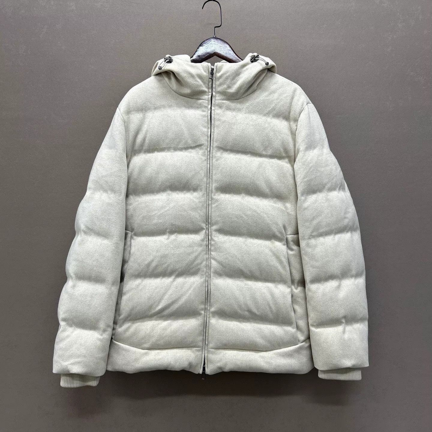 Loro Piana White Hooded Puffer Jacket Size L Size US L / EU 52-54 / 3 - 1 Thumbnail