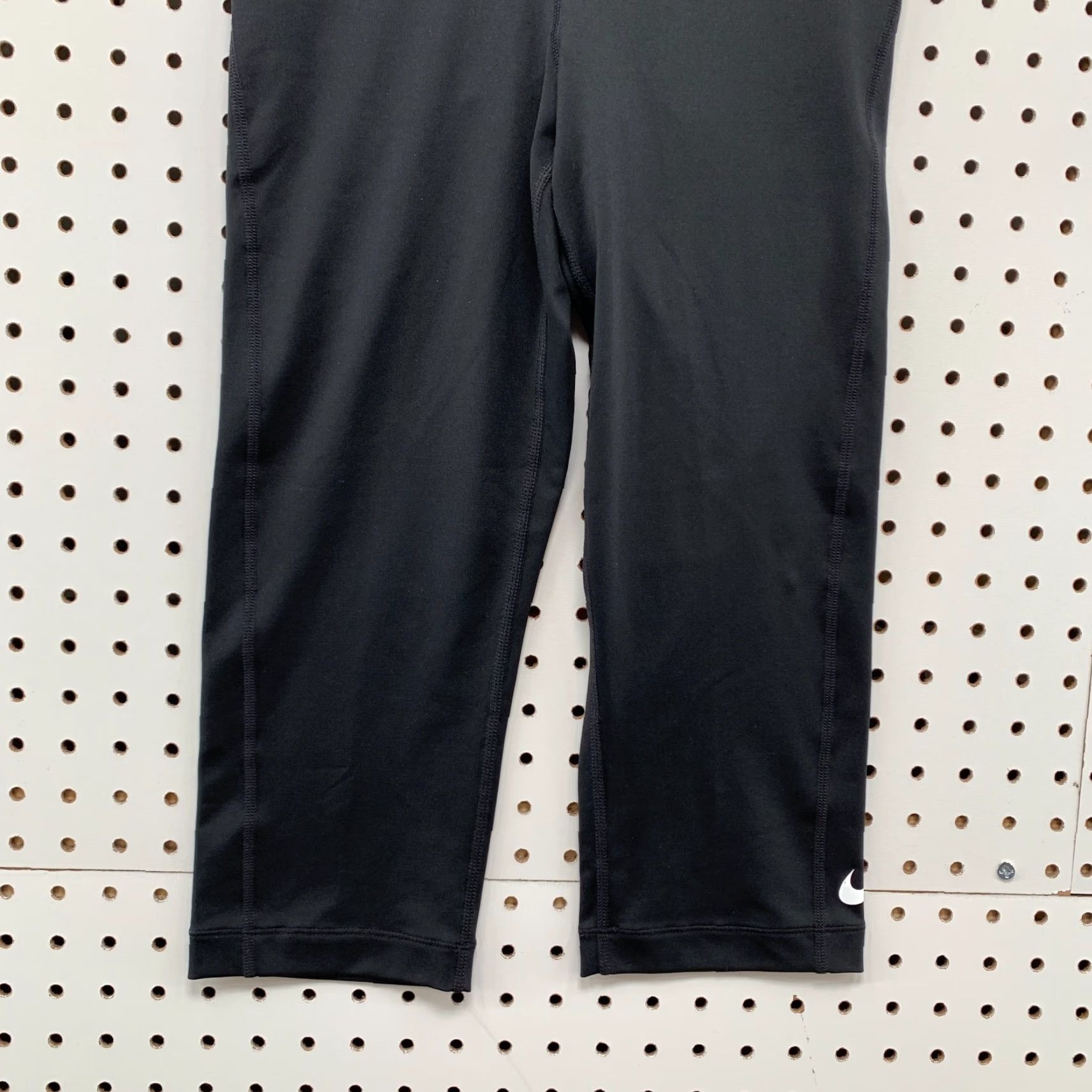 Nike VINTAGE Nike Dri-FIT Cropped Active Leggings Pants Womens Small Pink Black 24x17.5 Size 28" / US 6 / IT 42 - 6 Thumbnail