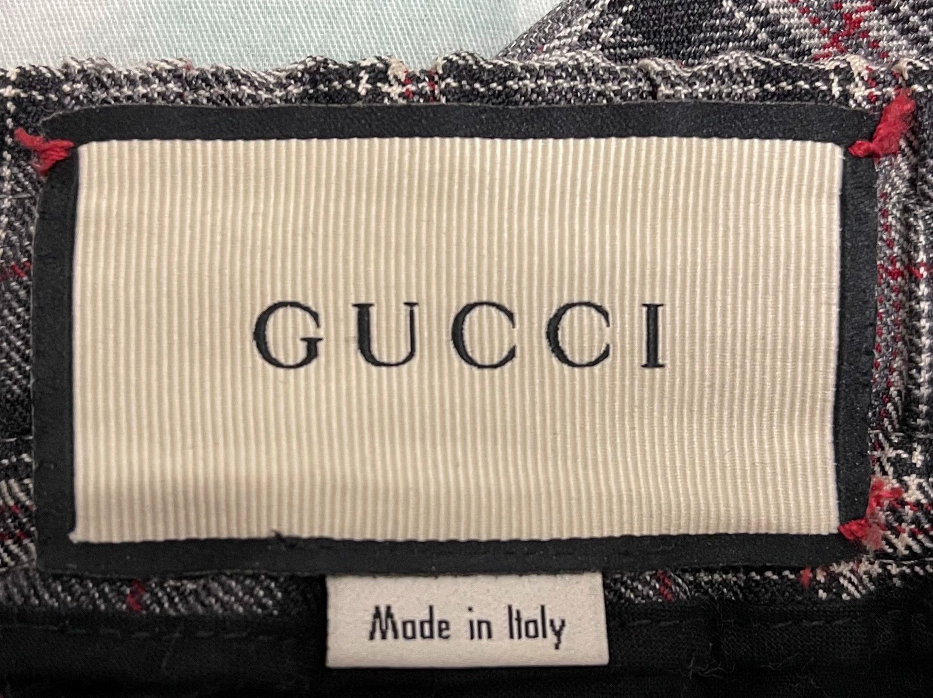 Gucci Gucci Gray Check Trousers Men's 48 9/10 Size US 32 / EU 48 - 4 Thumbnail