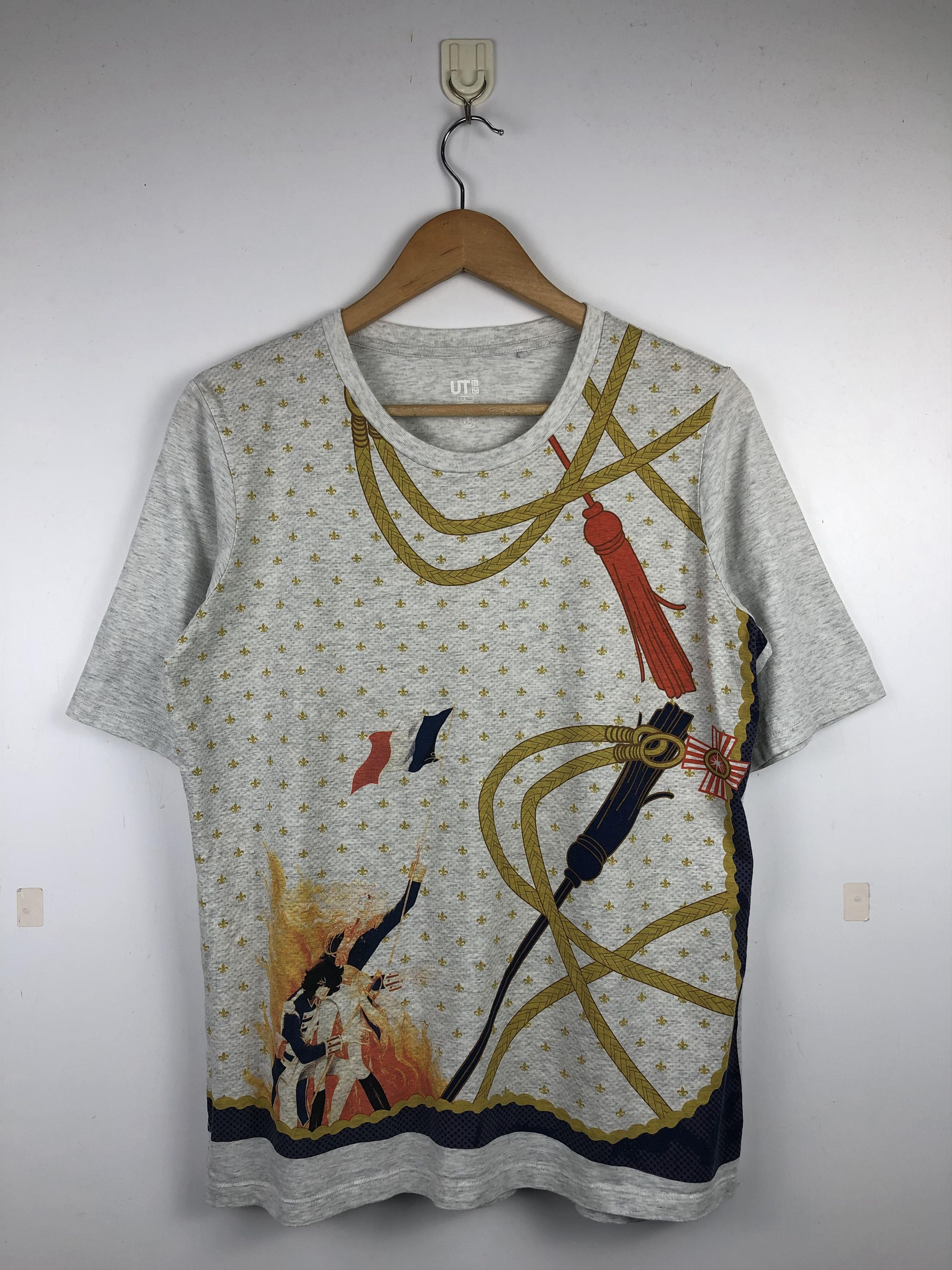 Uniqlo Vintage Uniqlo Lady Oscar The Rose Of Versailles Tees TA0345 Size US L / EU 52-54 / 3 - 1 Thumbnail