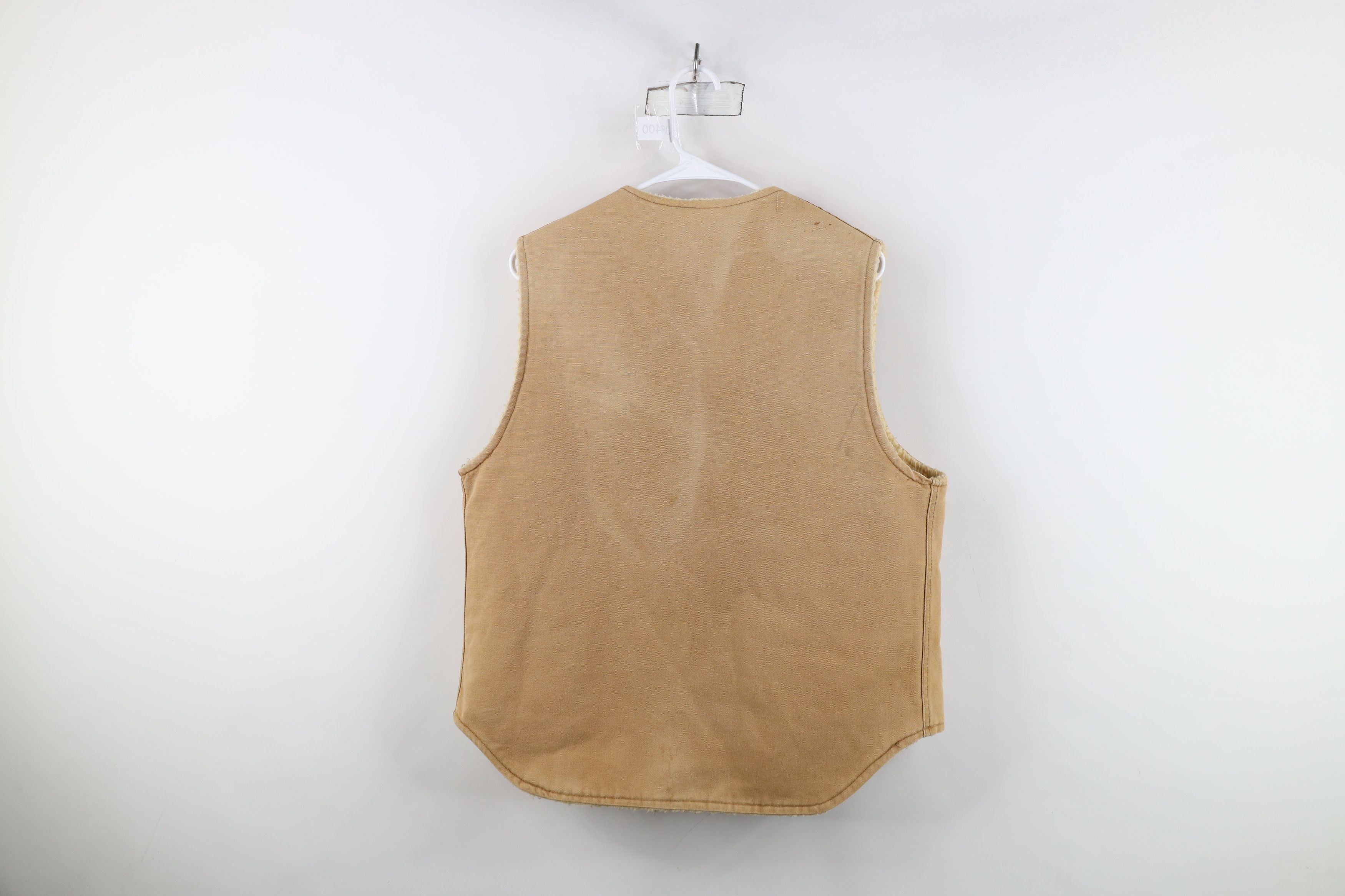 Carhartt Vintage 70s 80s Carhartt Pile Fleece Lined Vest Jacket USA Size US L / EU 52-54 / 3 - 14 Thumbnail