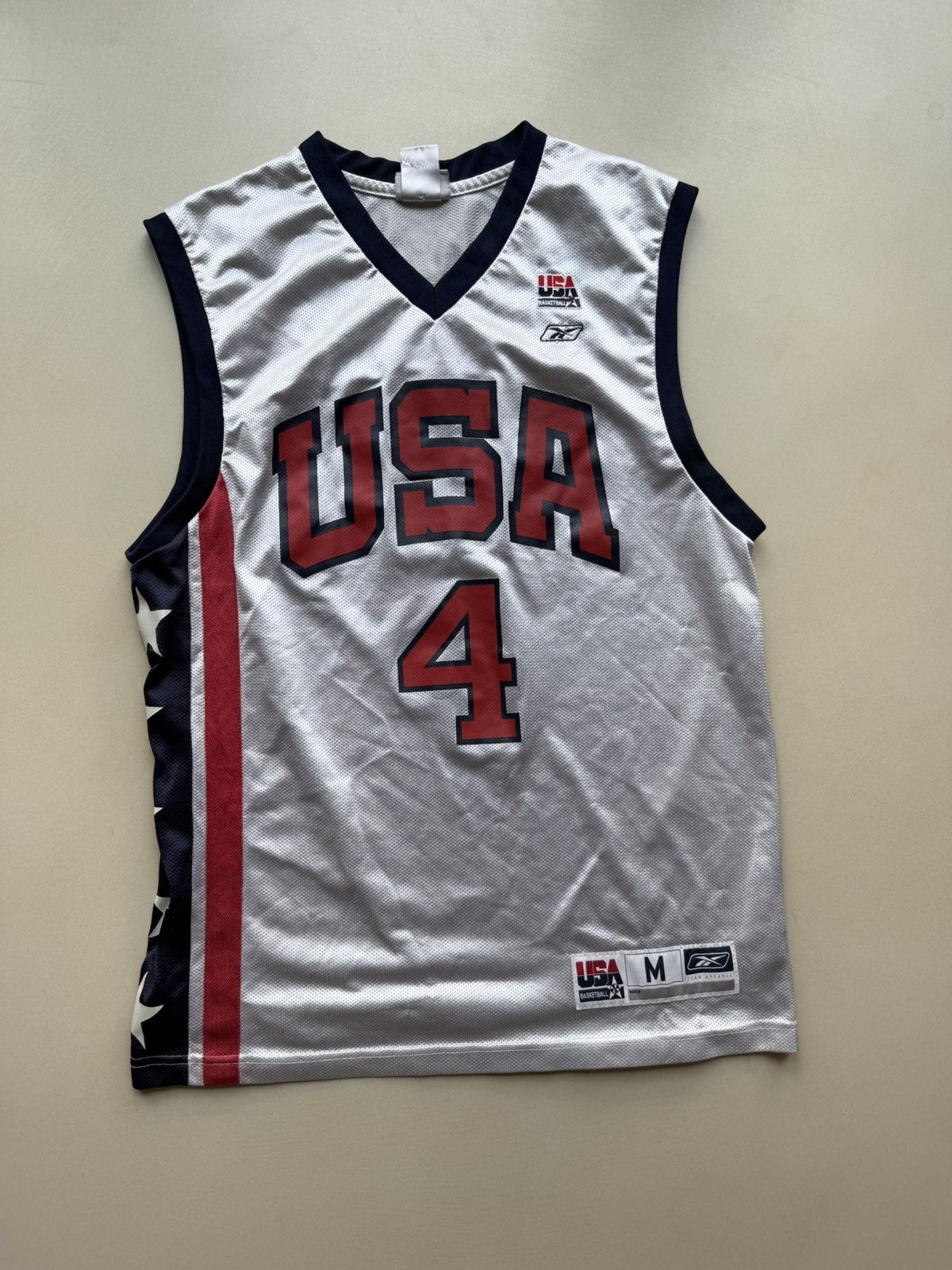 Vintage Allen Iverson USA Olympics Reebok Jersey NBA