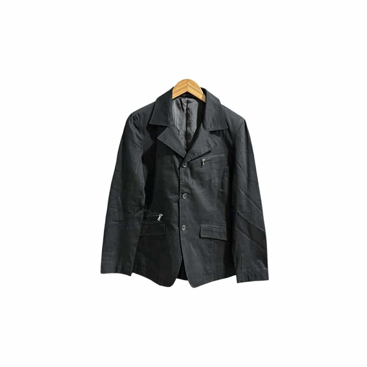 Issey Miyake 🔥Y2K Archived Tete Homme Zipper Blazer Jacket Punk Size US M / EU 48-50 / 2 - 1 Thumbnail