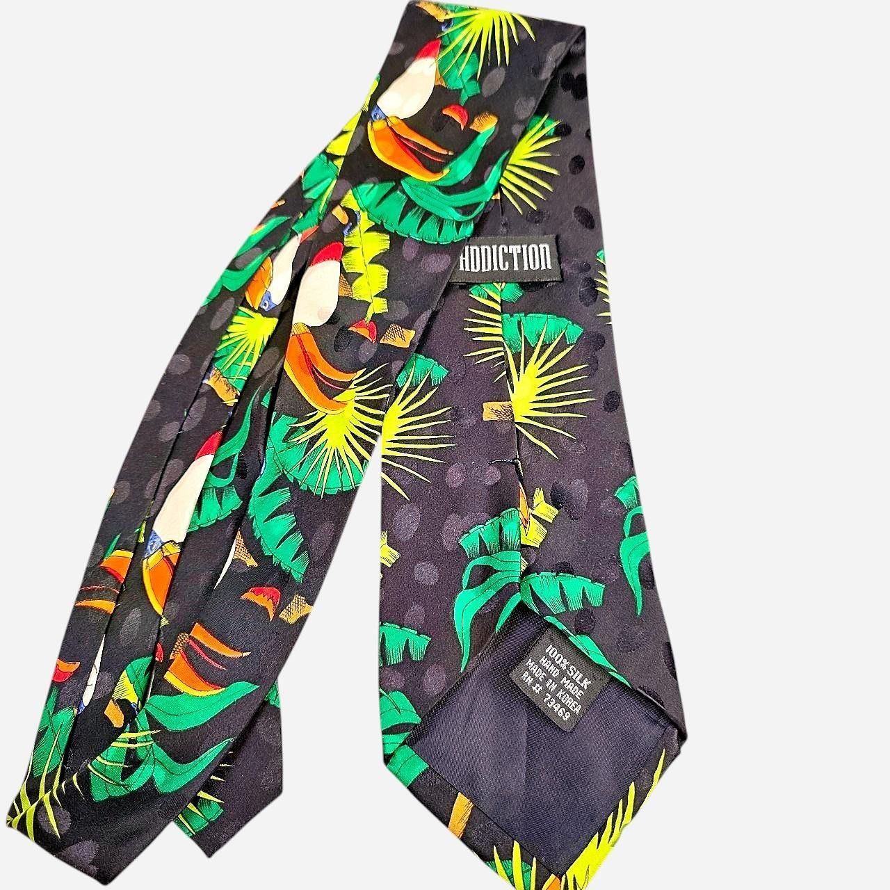 Other Toucan Bird Design Neck Tie Size ONE SIZE - 2 Thumbnail