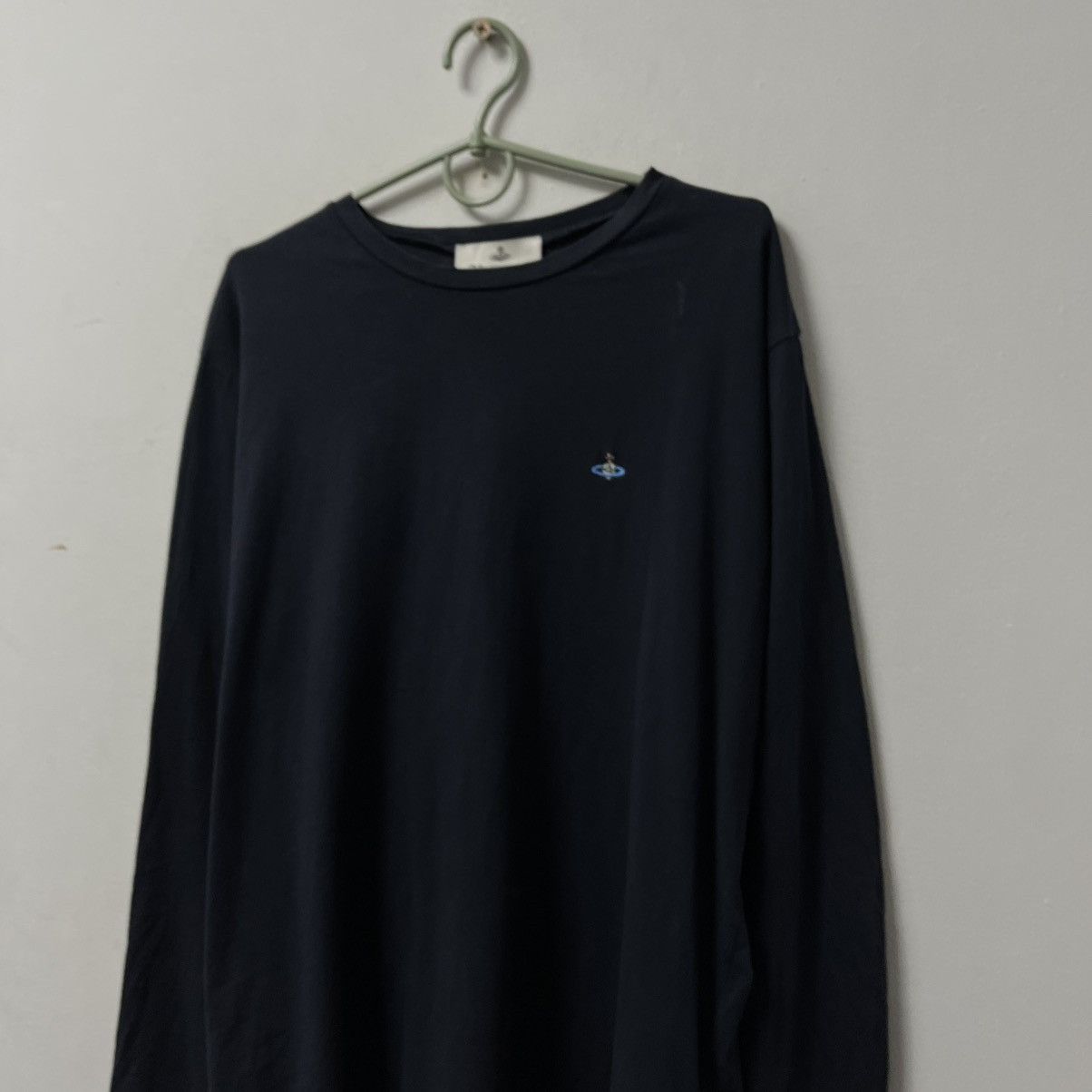 Vivienne Westwood Mens Vivienne Westwood Longsleeve T-shirt basic logo luxury Size US XL / EU 56 / 4 - 2 Thumbnail