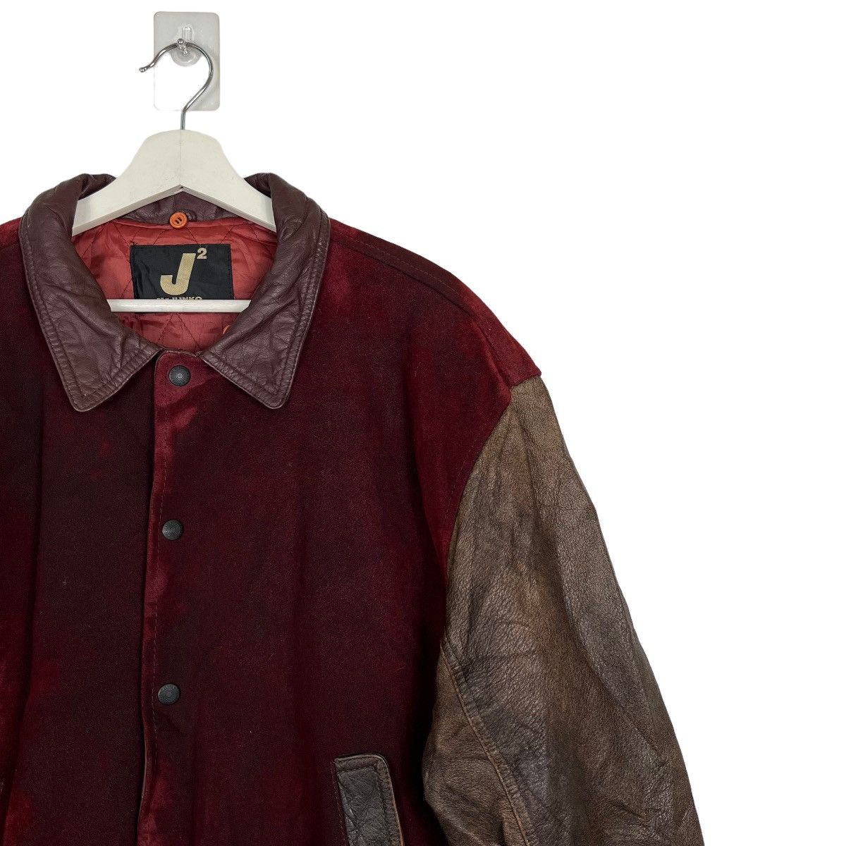 Japanese Brand 🔥 RARE VINTAGE MR.JUNKO LEATHER JACKET Size US L / EU 52-54 / 3 - 7 Thumbnail