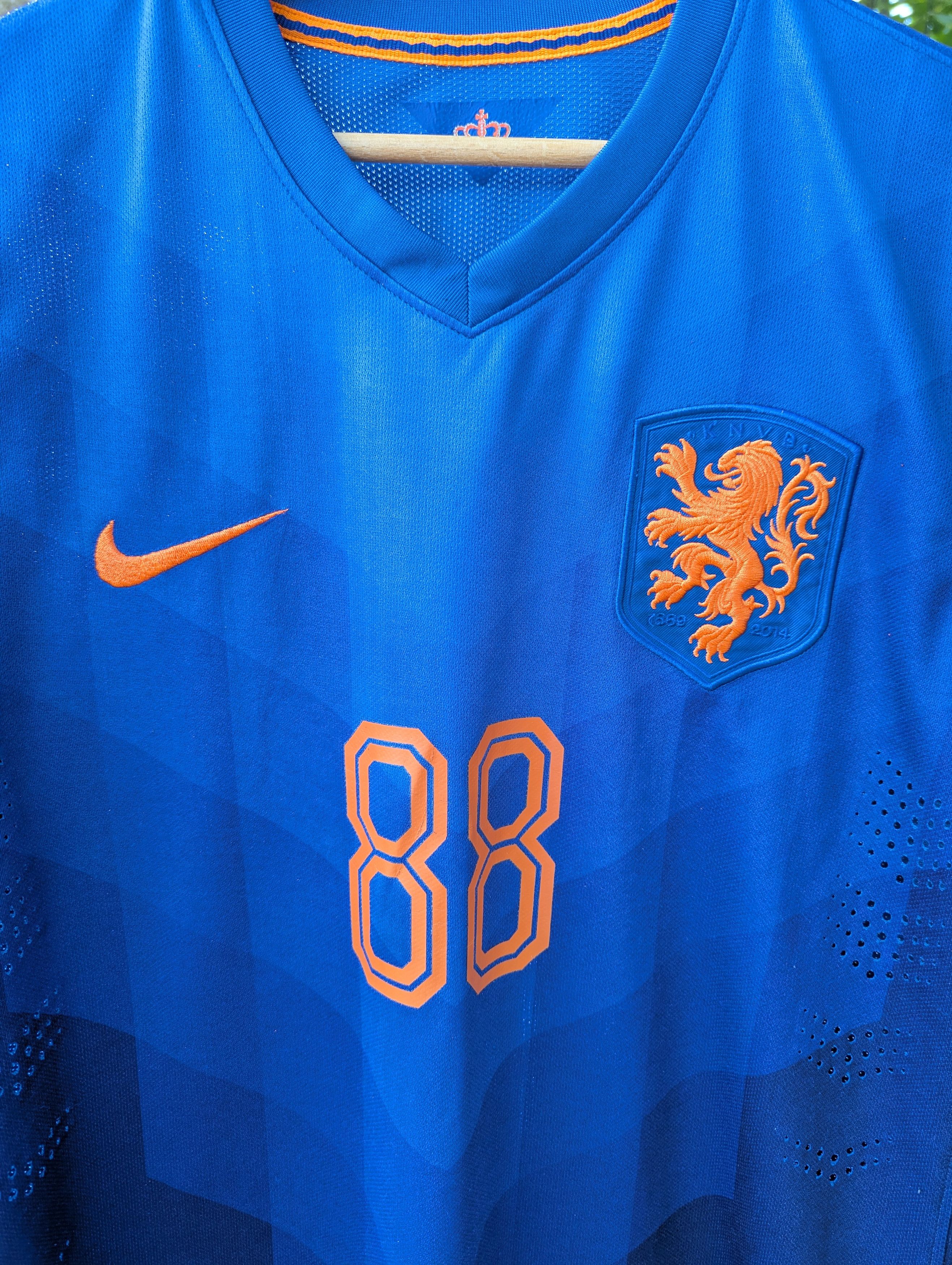 Nike Nike Netherlands 2014-15 Away Football Jersey Shirt Size US S / EU 44-46 / 1 - 2 Thumbnail