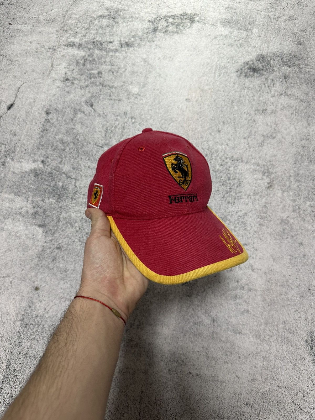 Ferrari Vintage Ferrari Cap Racing Formula 1 Style Size ONE SIZE - 2 Thumbnail