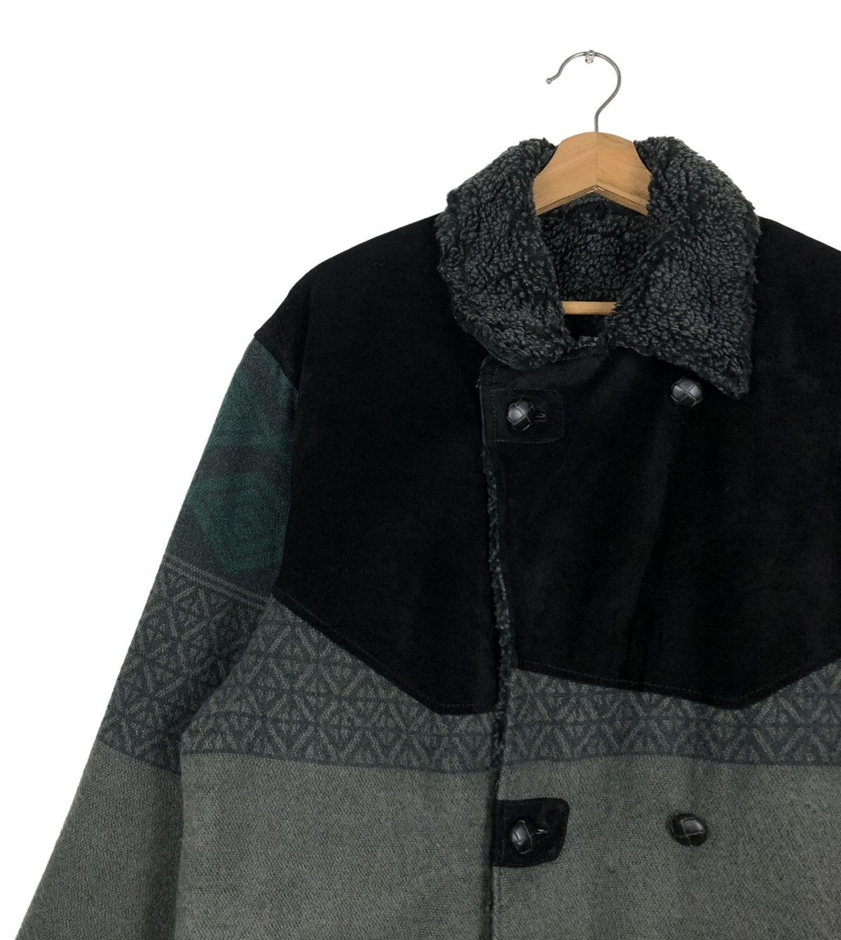 Japanese Brand 🔥VINTAGE HEAVY WOOL JACKET DOUBLE BREAST DARJE JAPAN Size US L / EU 52-54 / 3 - 7 Thumbnail