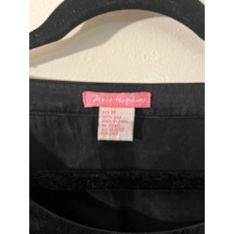 Other Pixie & Hopkins Black Ruffle-Sleeve Top Size M Size M / US 6-8 / IT 42-44 - 2 Thumbnail