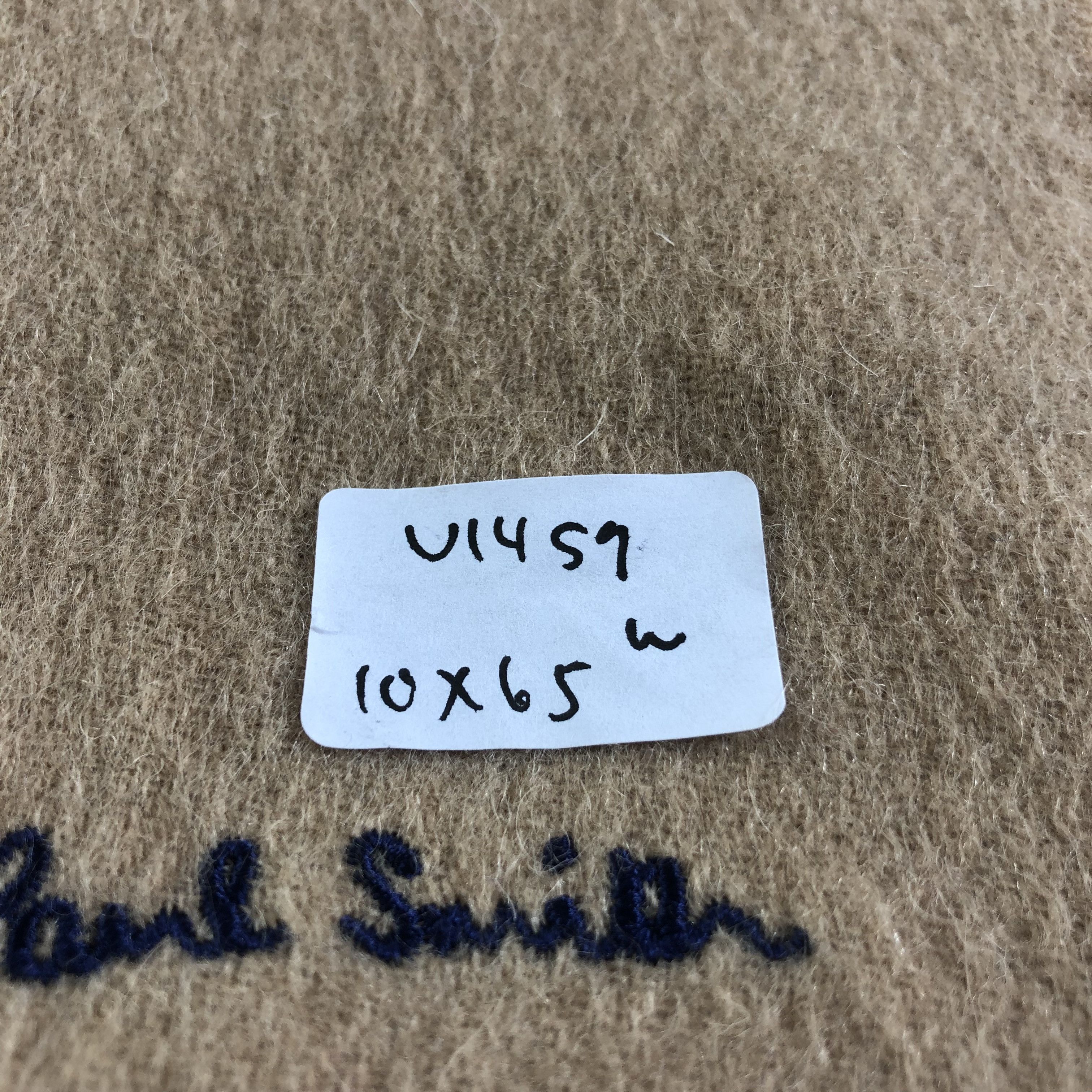Paul Smith Paul Smith Tan Wool Scarf Muffler V1459 Size ONE SIZE - 9 Thumbnail