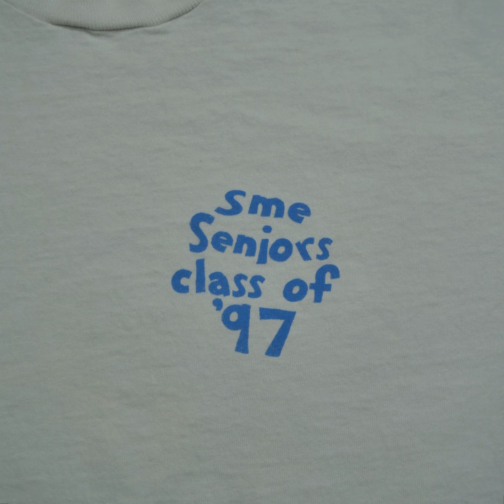 Fruit Of The Loom VINTAGE Dr Seuss T Shirt Adult Large White High School Graduation Art 1997 90s Fruit of the Loom Mens Cotton Logo Crew Neck Long Sleeve Size US L / EU 52-54 / 3 - 3 Thumbnail