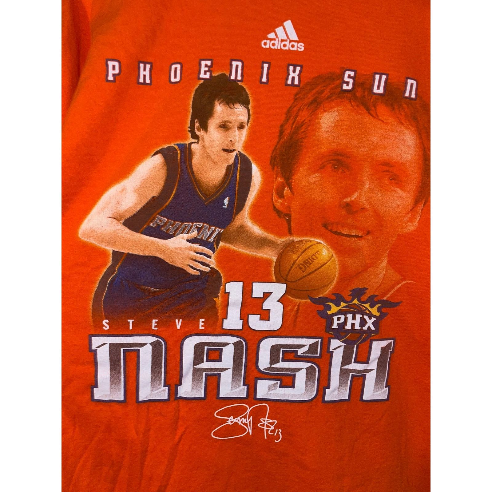 Adidas Y2K Adidas Phoenix Suns Steve Nash NBA #13 Player Shirt XL Size US XL / EU 56 / 4 - 2 Thumbnail