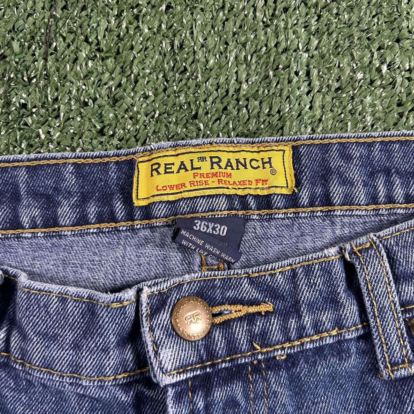 Other Real Ranch Men's Relaxed Fit Jeans 36x30 Size US 36 / EU 52 - 2 Thumbnail