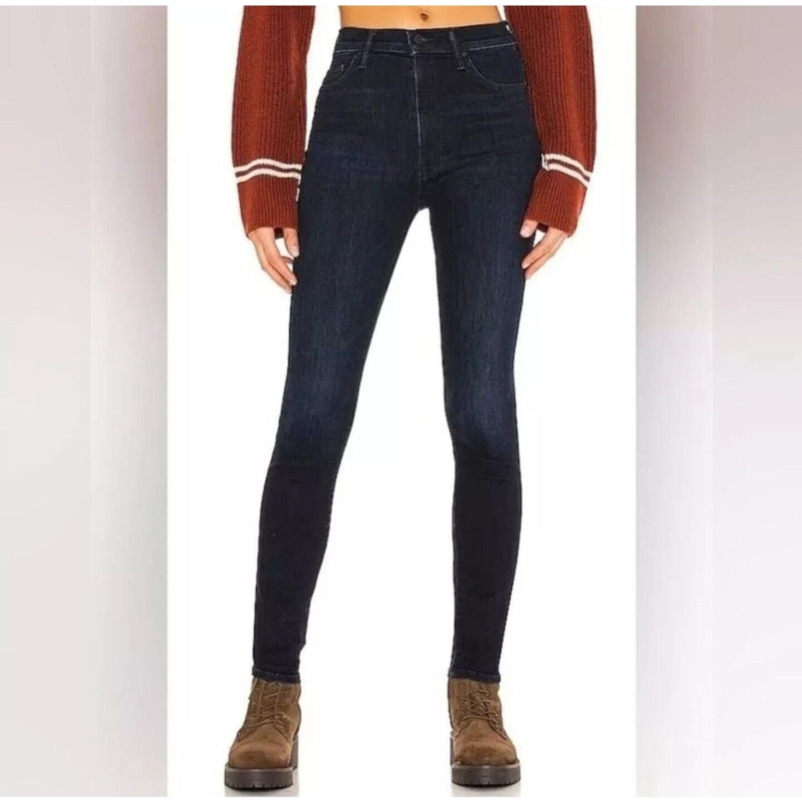 MOTHER Mother Jeans Super Swooner in Howling at the Disco Ball Size 26" / US 2 / IT 38 - 1 Thumbnail
