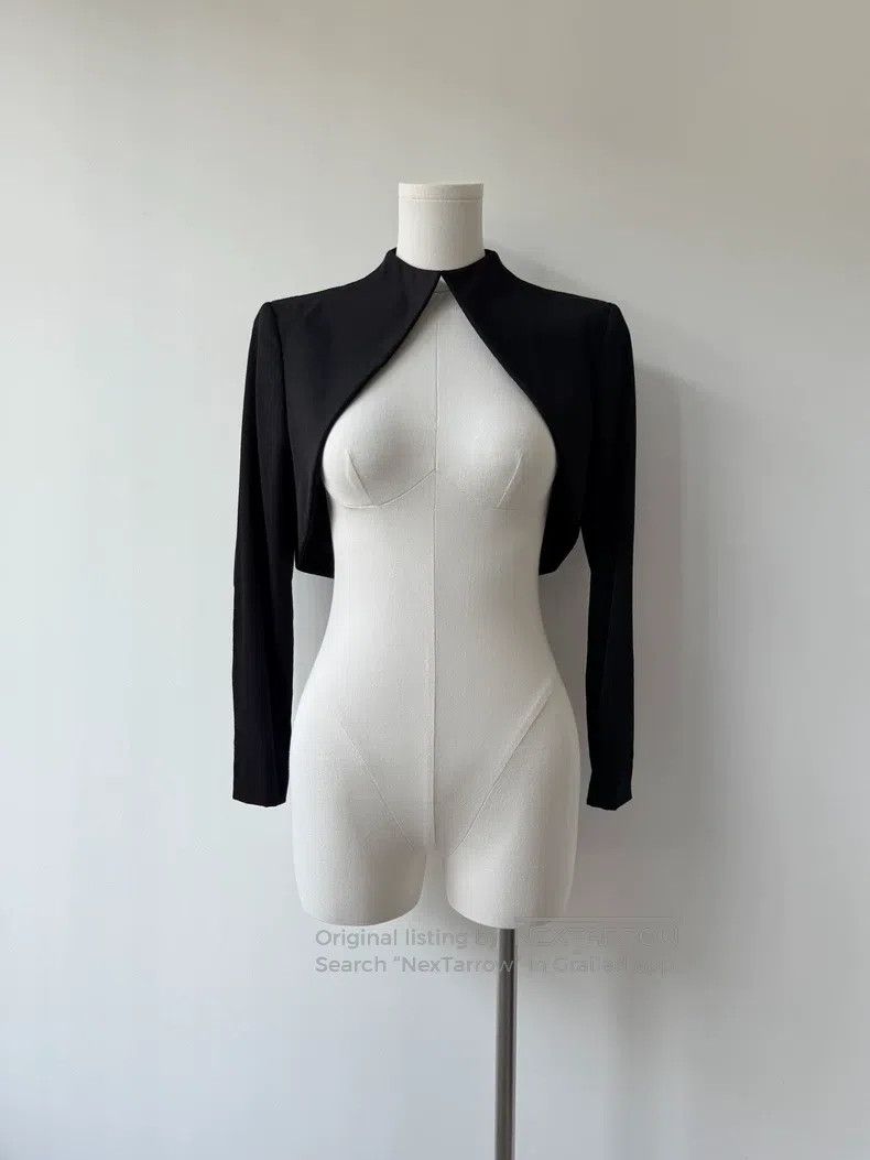 Yohji Yamamoto Yohji Yamamoto size 1 15AW Short Top Jacket Size S / US 4 / IT 40 - 1 Thumbnail