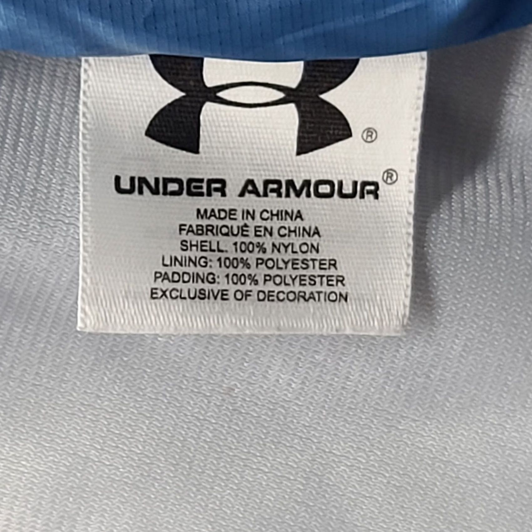Under Armour Under Armour Puffer Jacket Womens L Nylon Insulated Performance Athleisure Blue Size L / US 10 / IT 46 - 3 Thumbnail