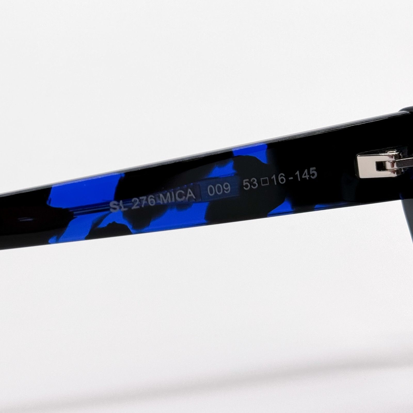 Saint Laurent Paris NEW SAINT LAURENT SL 276 MICA 009 CAT EYE BLACK BLUE GREY WO Size ONE SIZE - 10 Thumbnail