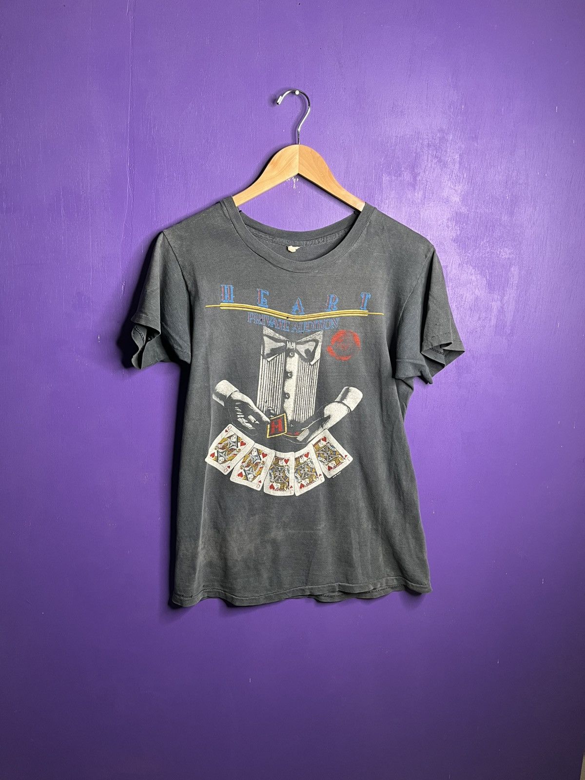 Band Tees × Vintage Vintage 1982 Heart private audition tour t-shirt Size US M / EU 48-50 / 2 - 1 Thumbnail