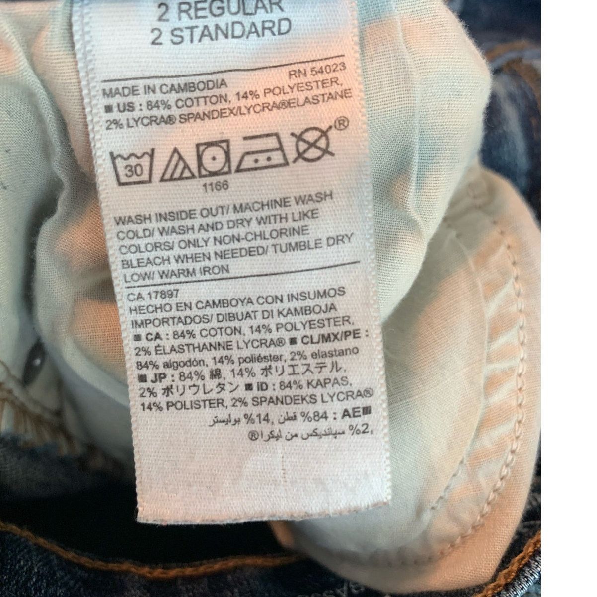 Old Navy Old Navy curvy blue straight legs jeans size 2 Size 26" / US 2 / IT 38 - 4 Thumbnail