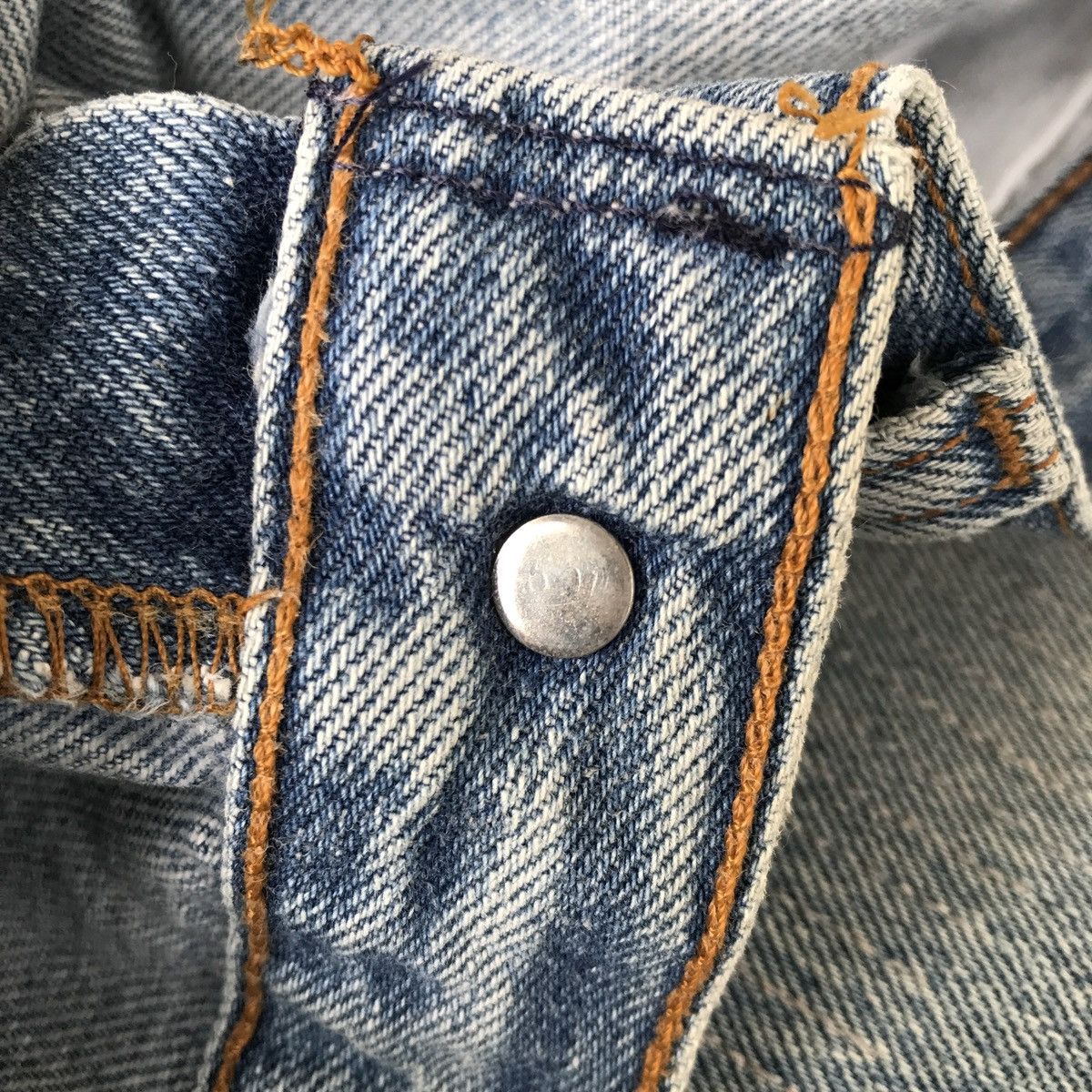 Levi's Levi’s Strauss Lot. 501 Vintage 90s USA Distressed Denim Size US 35 - 11 Thumbnail