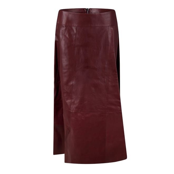 Bottega Veneta Bottega Veneta Bv Skirt in Red Size 30" / US 8 / IT 44 - 1 Thumbnail
