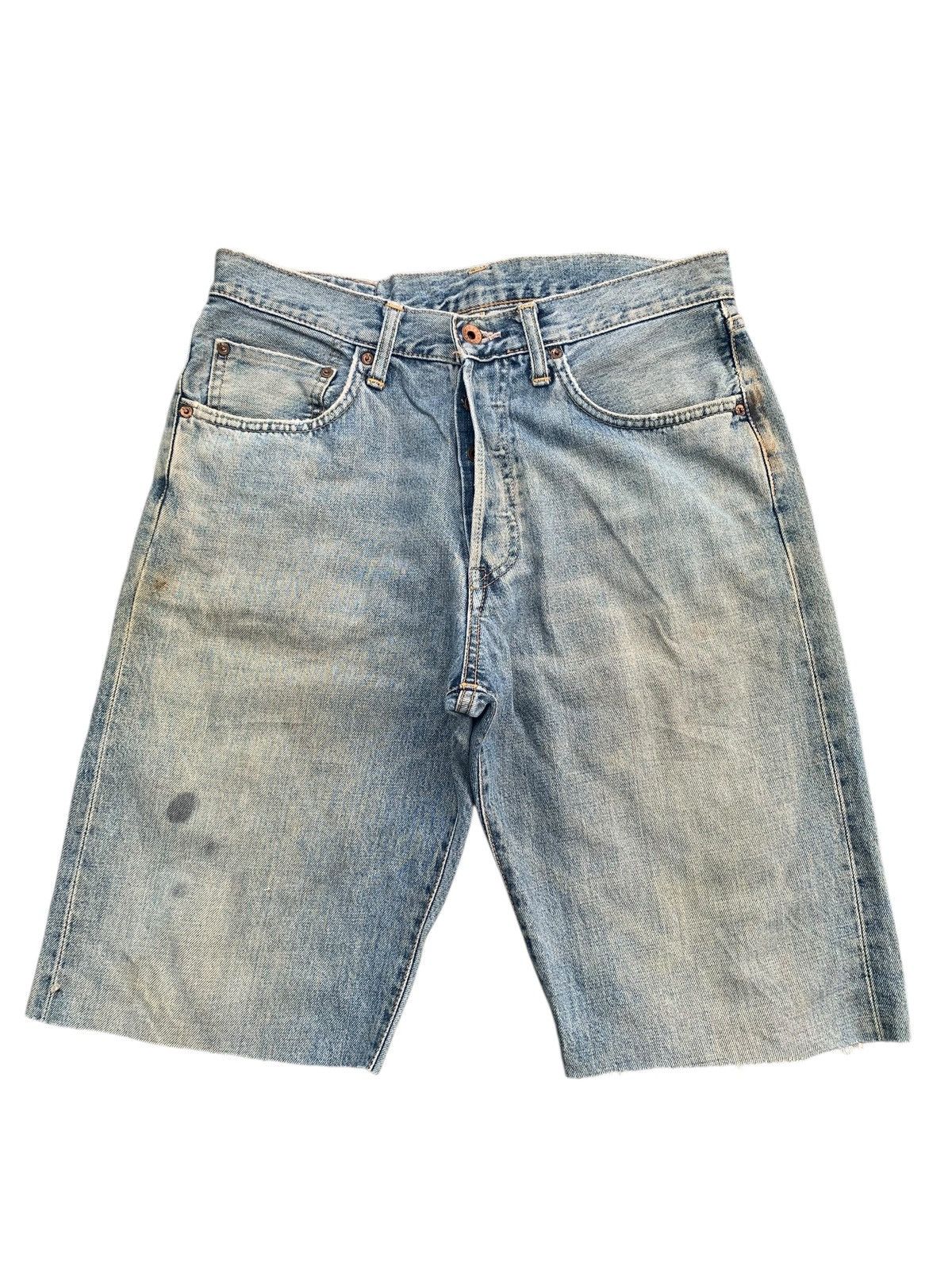 Kapital VINTAGE EDWIN 505 SELVEDGE SHORT JAPANESE DISTRESSED DENIM Size US 31 - 1 Thumbnail