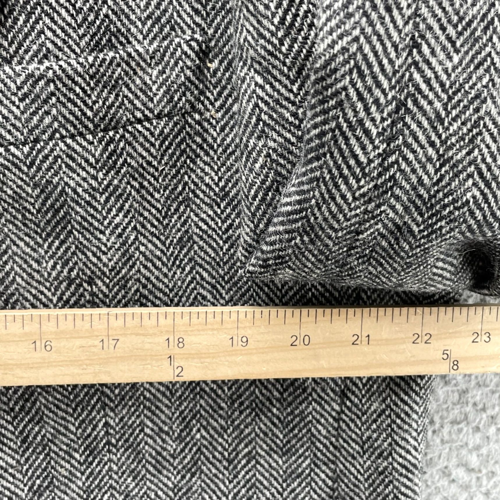 Jack Victor Moda Prima Blazer Men's 46 L 100% Wool Herringbone Corpcore Academia Business Size 46R - 4 Thumbnail