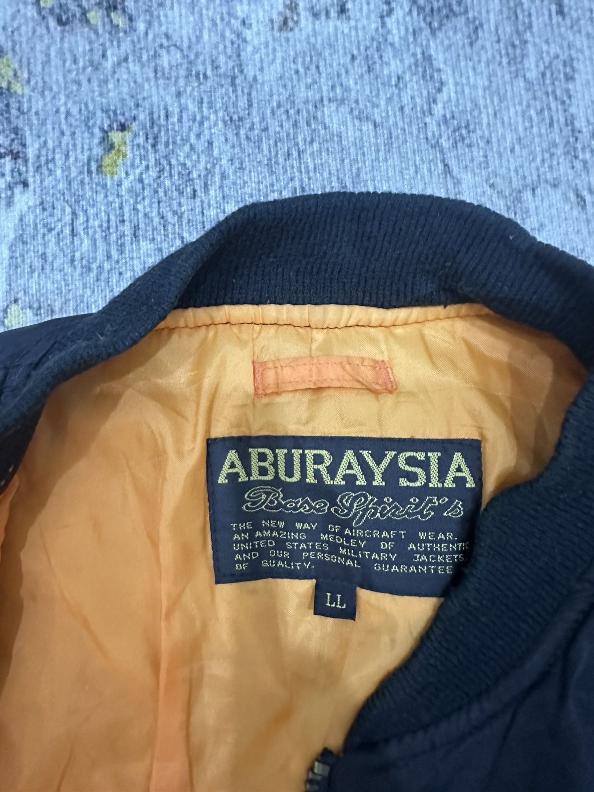 Flight Club Vintage Aburaysia MA-1 Bomber Flight Jacket Size US XL / EU 56 / 4 - 14 Thumbnail