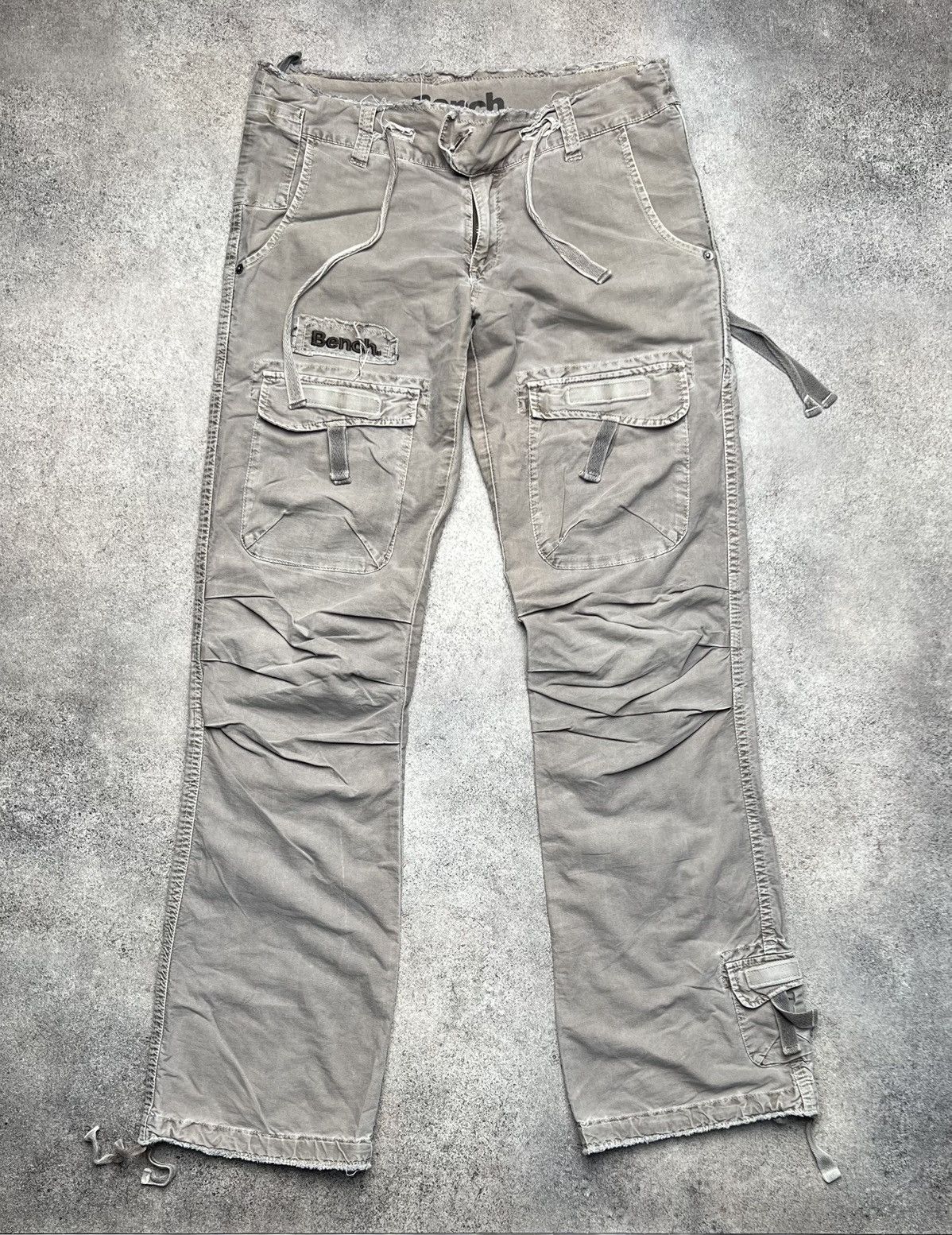 Bench × Japanese Brand × Vintage Bench vintage distressed faded flare pants Size 28" / US 6 / IT 42 - 1 Thumbnail