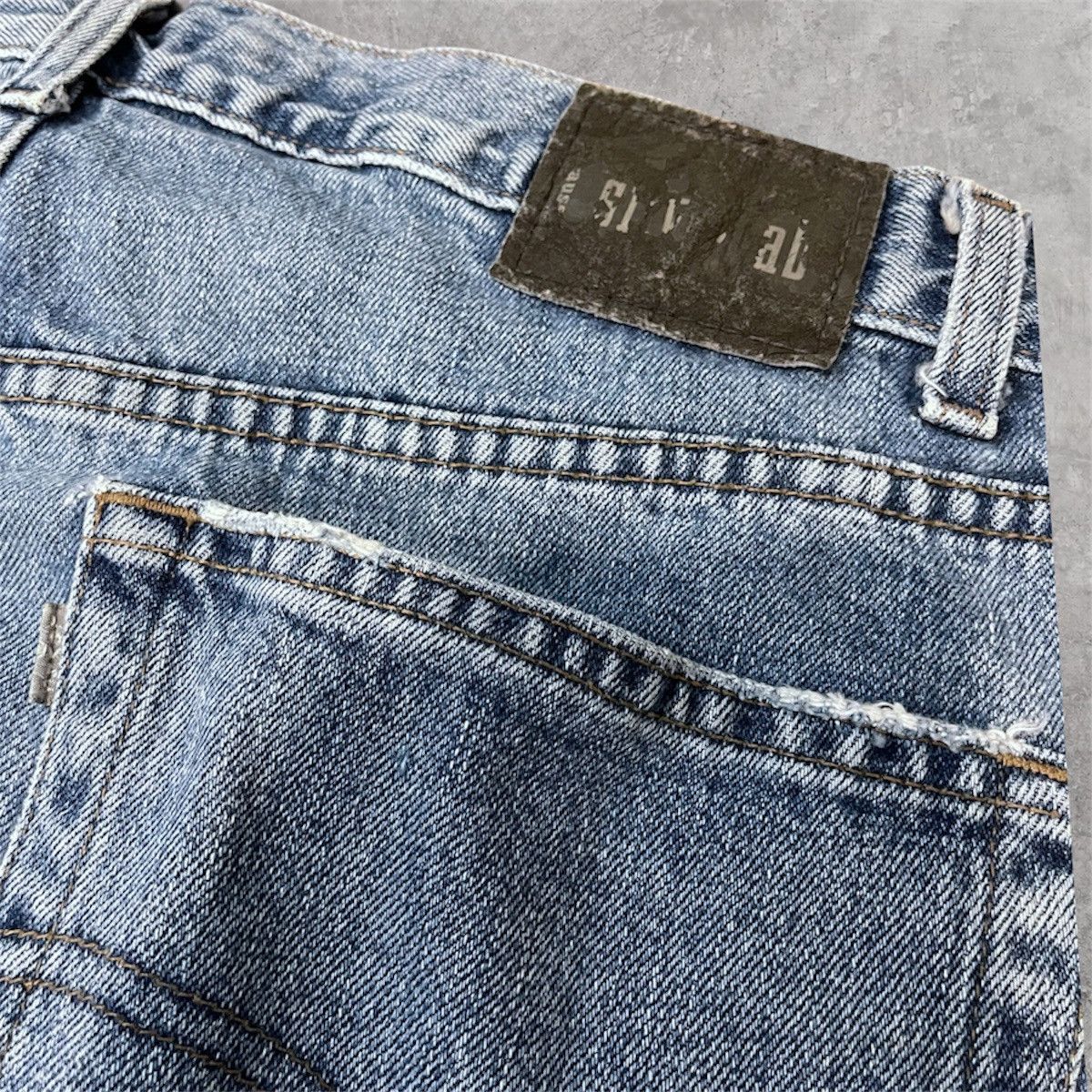 Levi's VINTAGE Levis Silvertab Jeans Mens 40x32 Blue Denim Washed Size US 40 / EU 56 - 6 Thumbnail