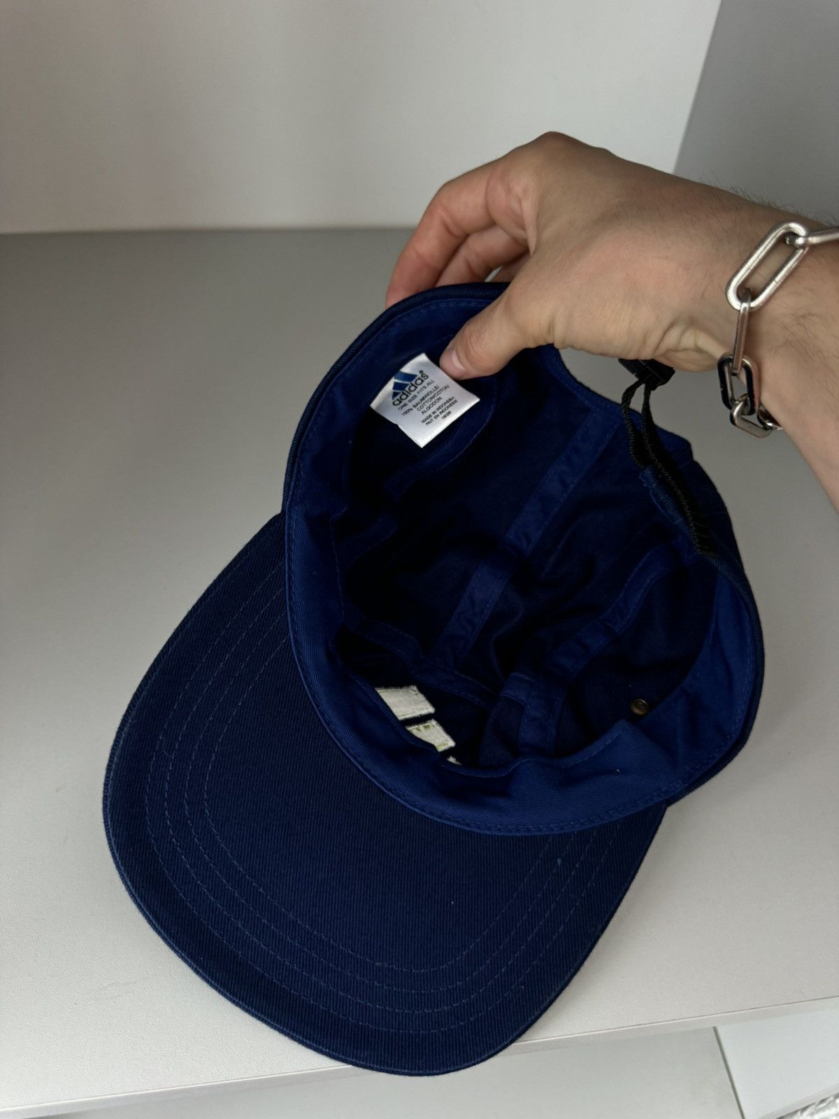 Vintage Adidas Big Logo 5 Panel Vintage Cap Size ONE SIZE - 9 Thumbnail