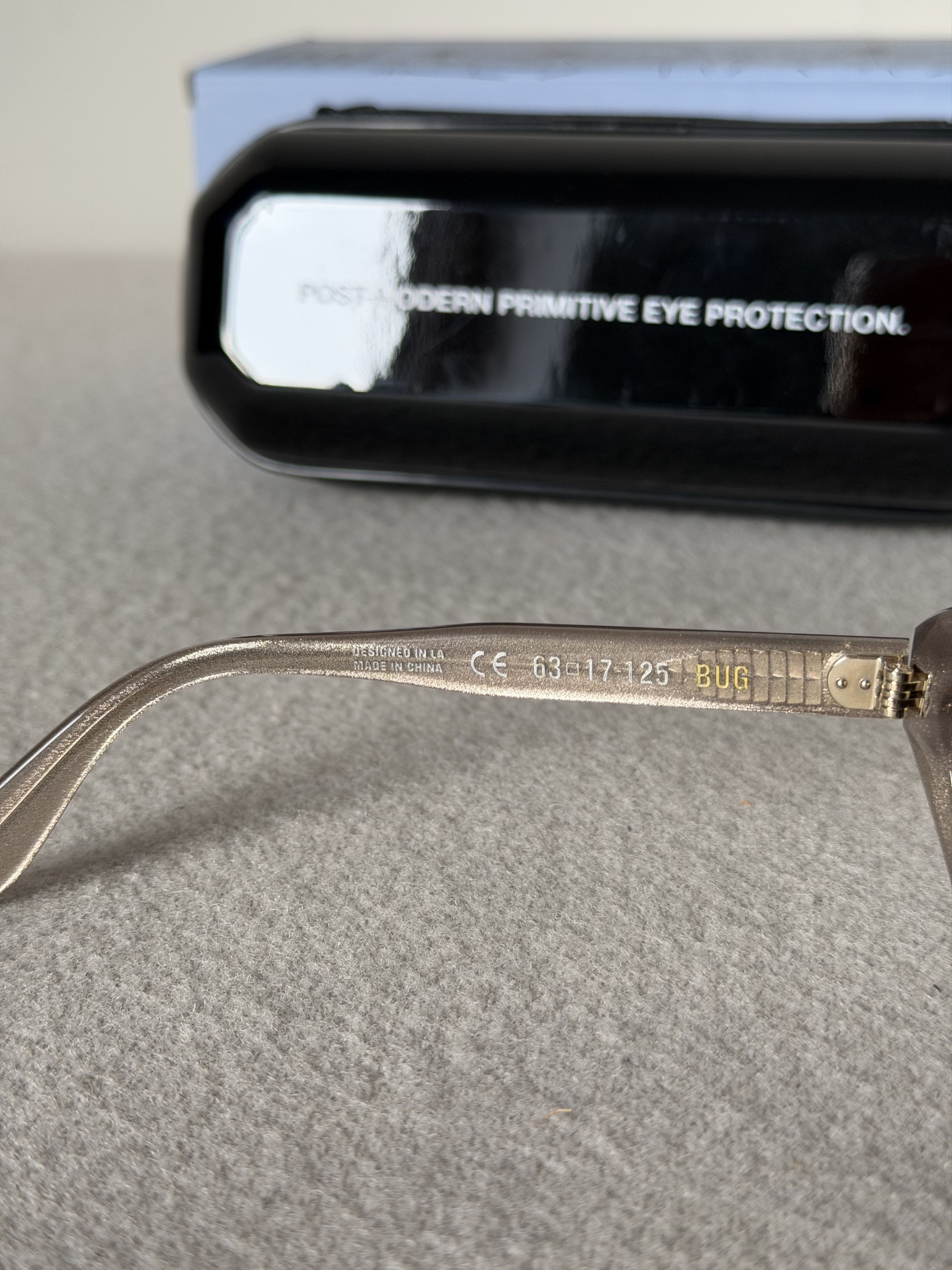 Brain Dead Brain Dead Bug Post Modern Sunglasses in Gray Sparkle Size ONE SIZE - 5 Thumbnail