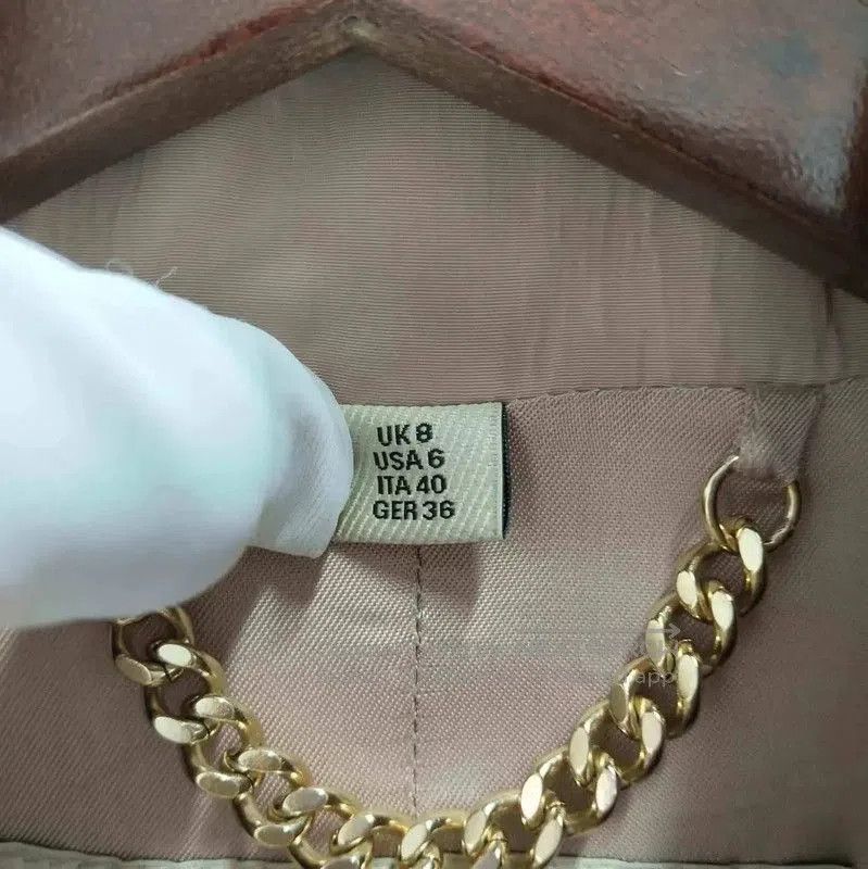 Burberry Burberry Spring Autumn Beige Cotton Trench Coat. Size M / US 6-8 / IT 42-44 - 3 Thumbnail