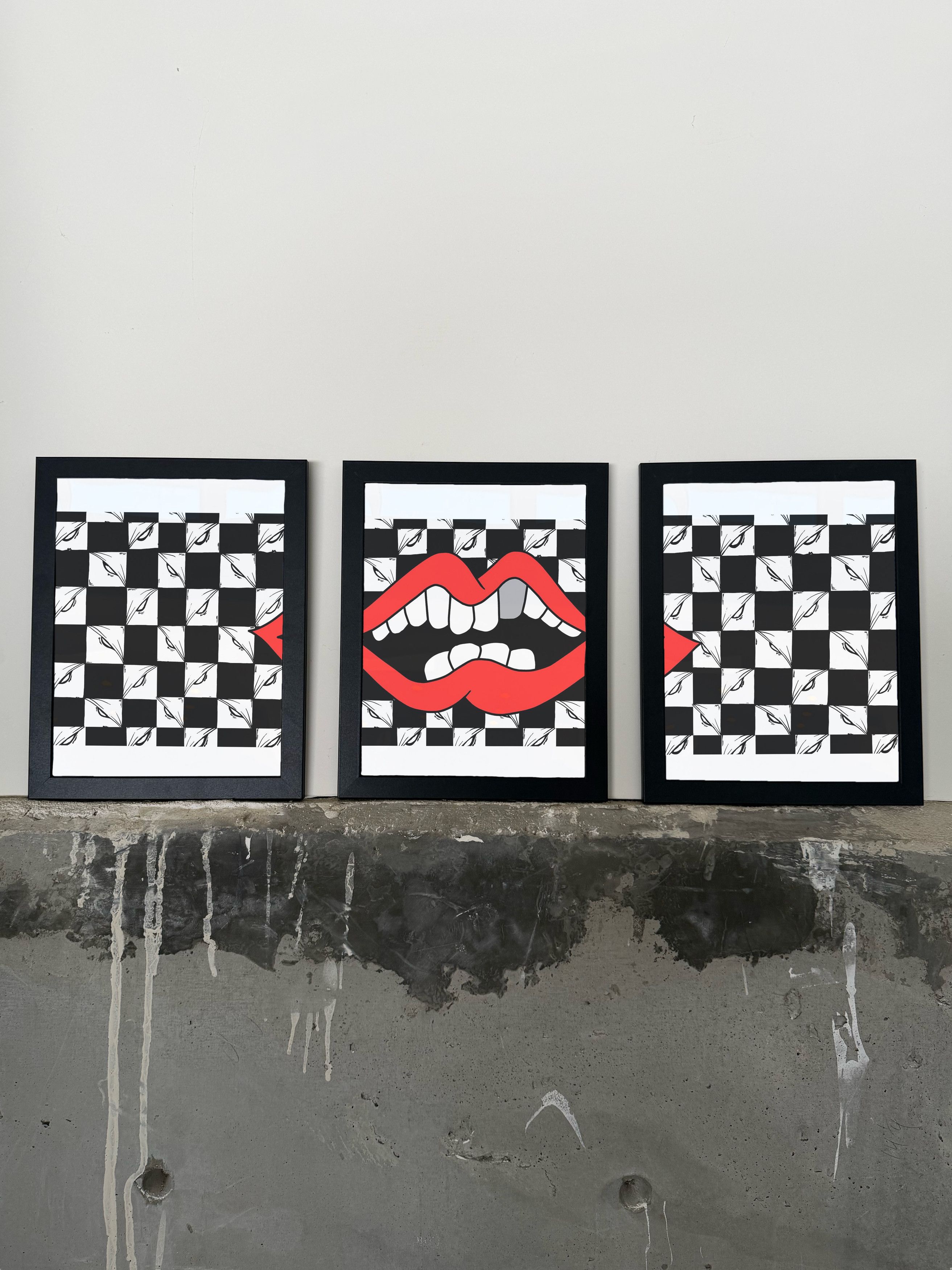 Chrome Hearts SET OF 3🔥 CHROME HEARTS MATTY BOY 99 EYES POSTERS