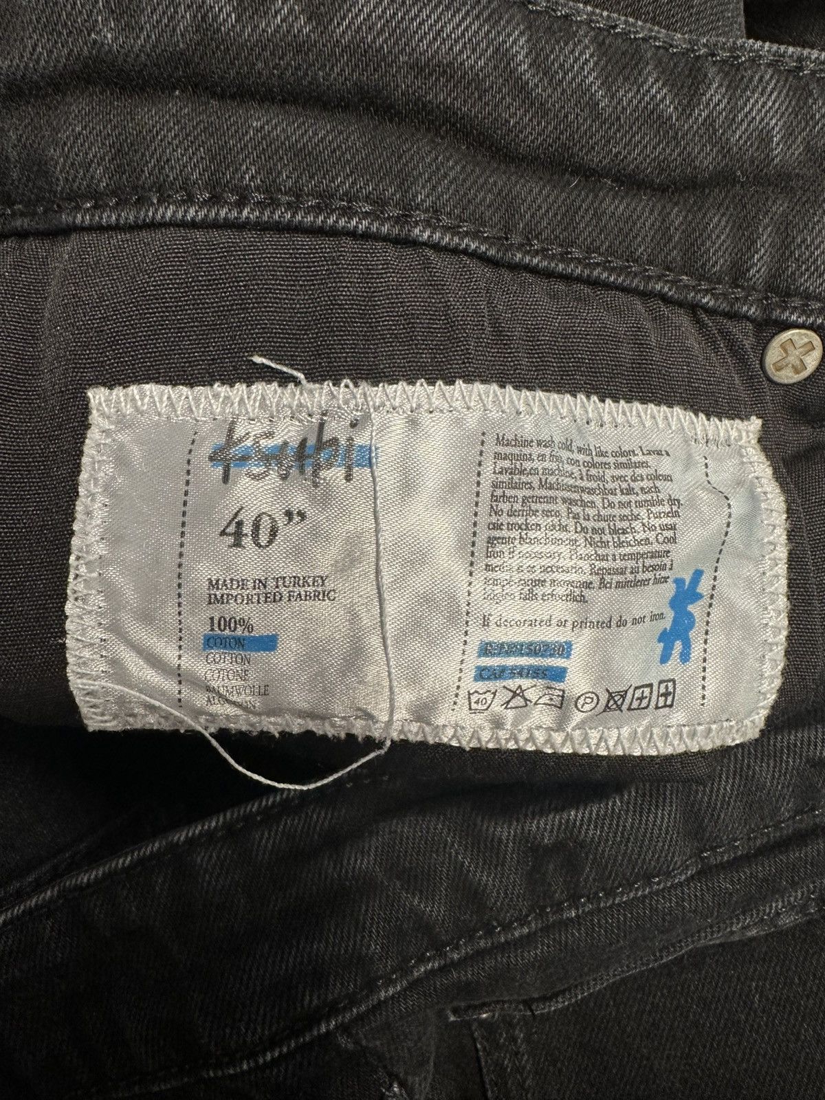 Ksubi Ksubi Knee Spell Patch Black Denim Jeans Size 40 Size US 40 / EU 56 - 5 Thumbnail