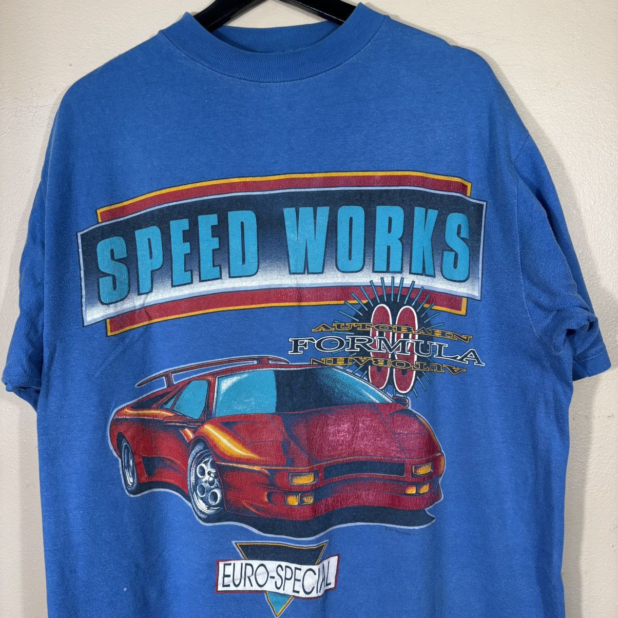 Vintage Vintage 90s Lamborghini Countach Euro Special T Shirt Size US L / EU 52-54 / 3 - 1 Thumbnail