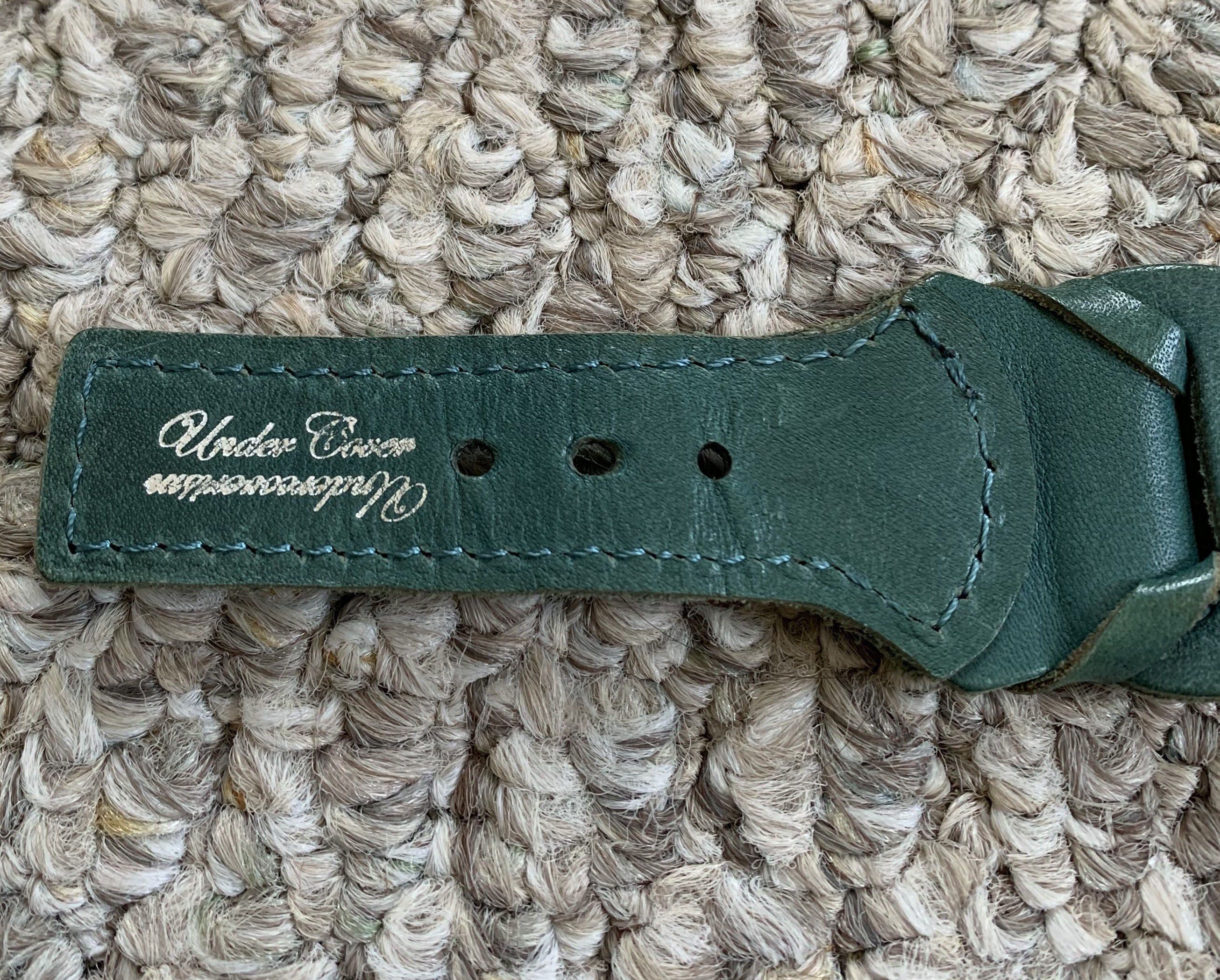 Undercover Undercover Braided Green Leather Bracelet Size ONE SIZE - 6 Thumbnail
