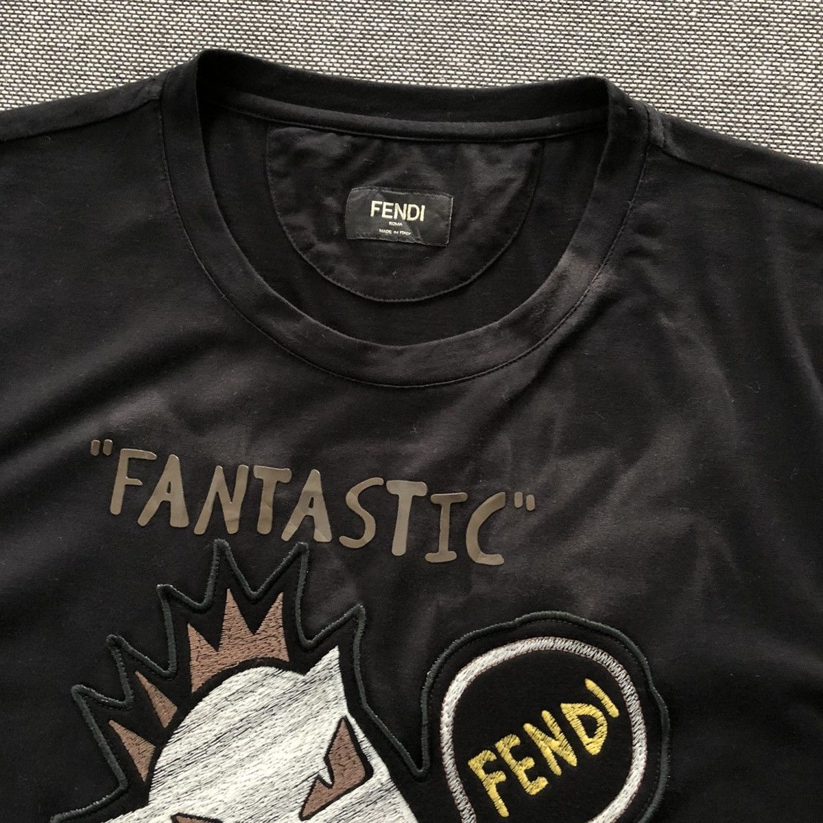 Fendi FENDI Fantastic Monster Logo Appliqued T-Shirt Size US S / EU 44-46 / 1 - 6 Thumbnail