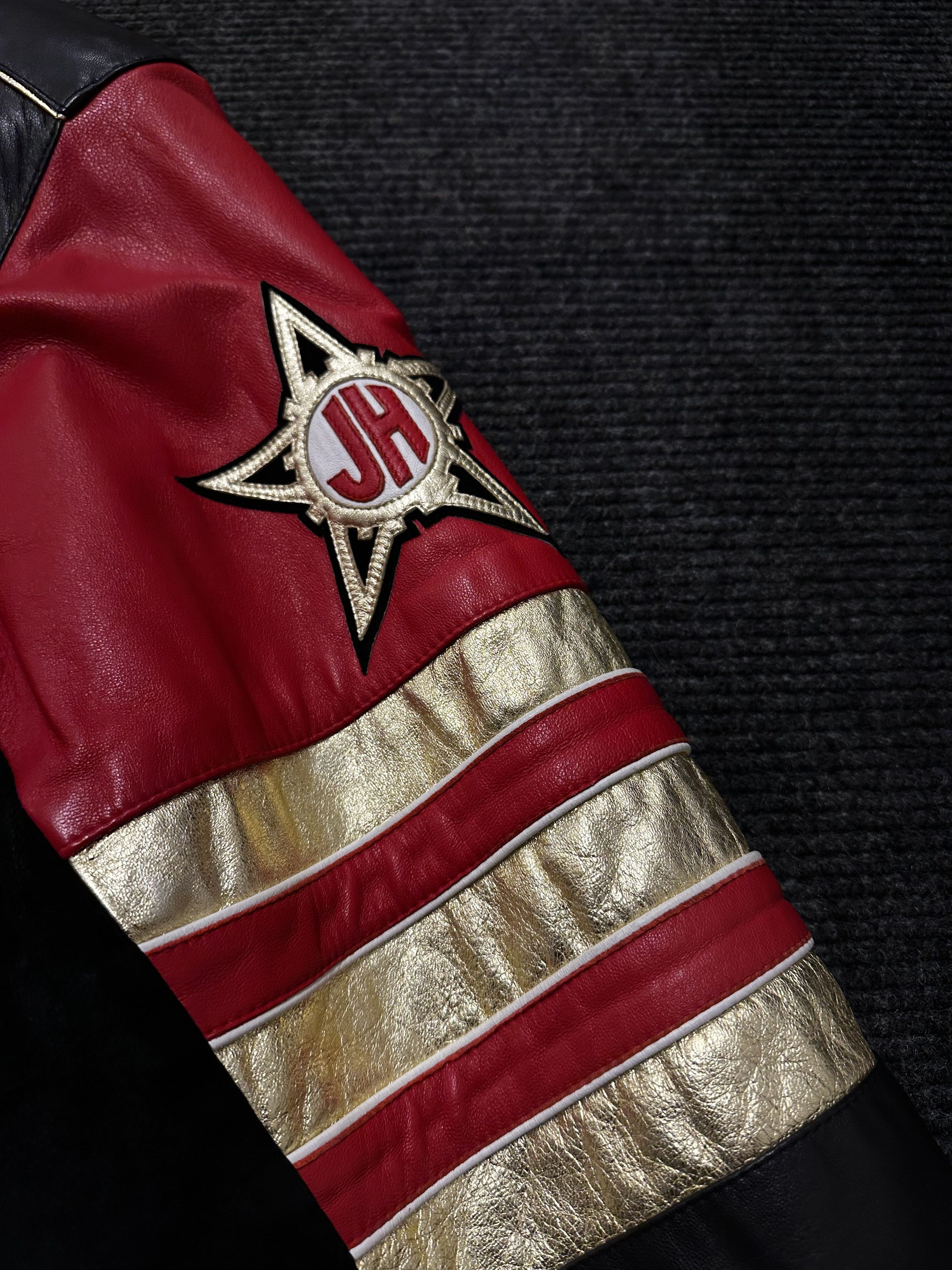 Jeff Hamilton × NBA × Vintage Jeff Hamilton *BACK 2 BACK BULLS* Reversible Leather Jacket Size US XL / EU 56 / 4 - 3 Thumbnail