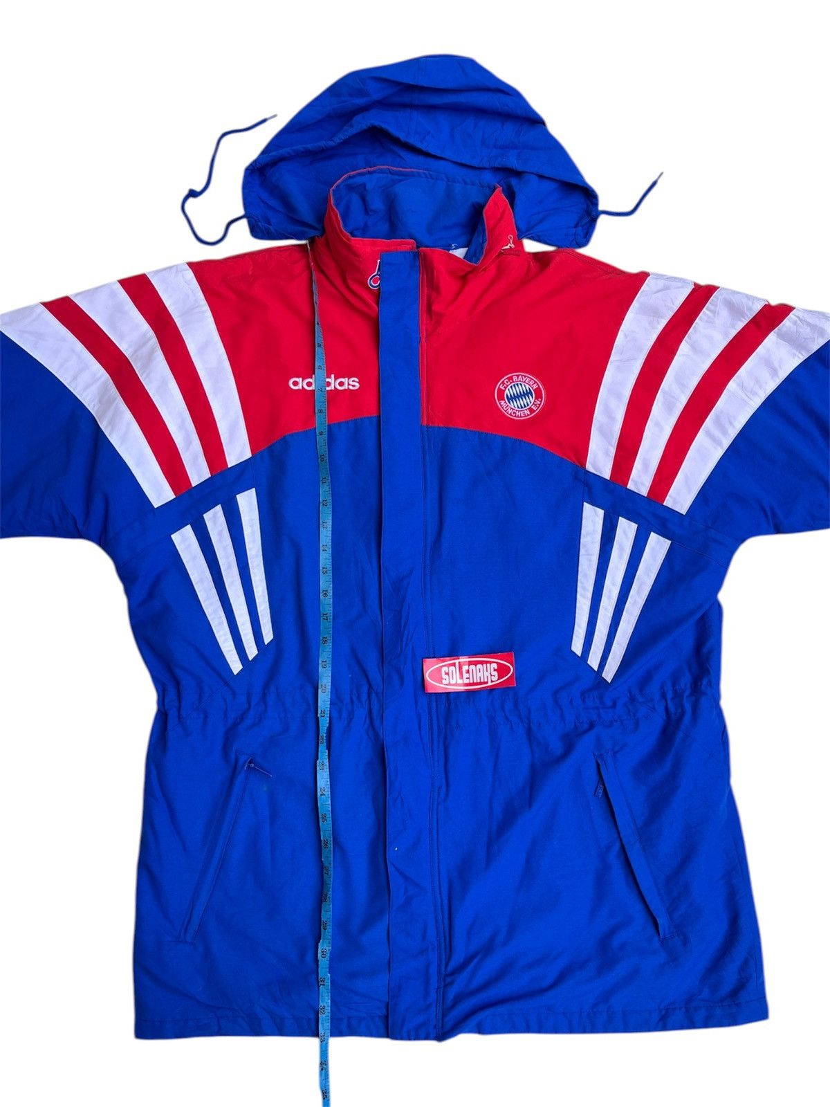 Adidas Vintage Bayern munchen 93/95 padded jacket rare Size US XL / EU 56 / 4 - 6 Thumbnail