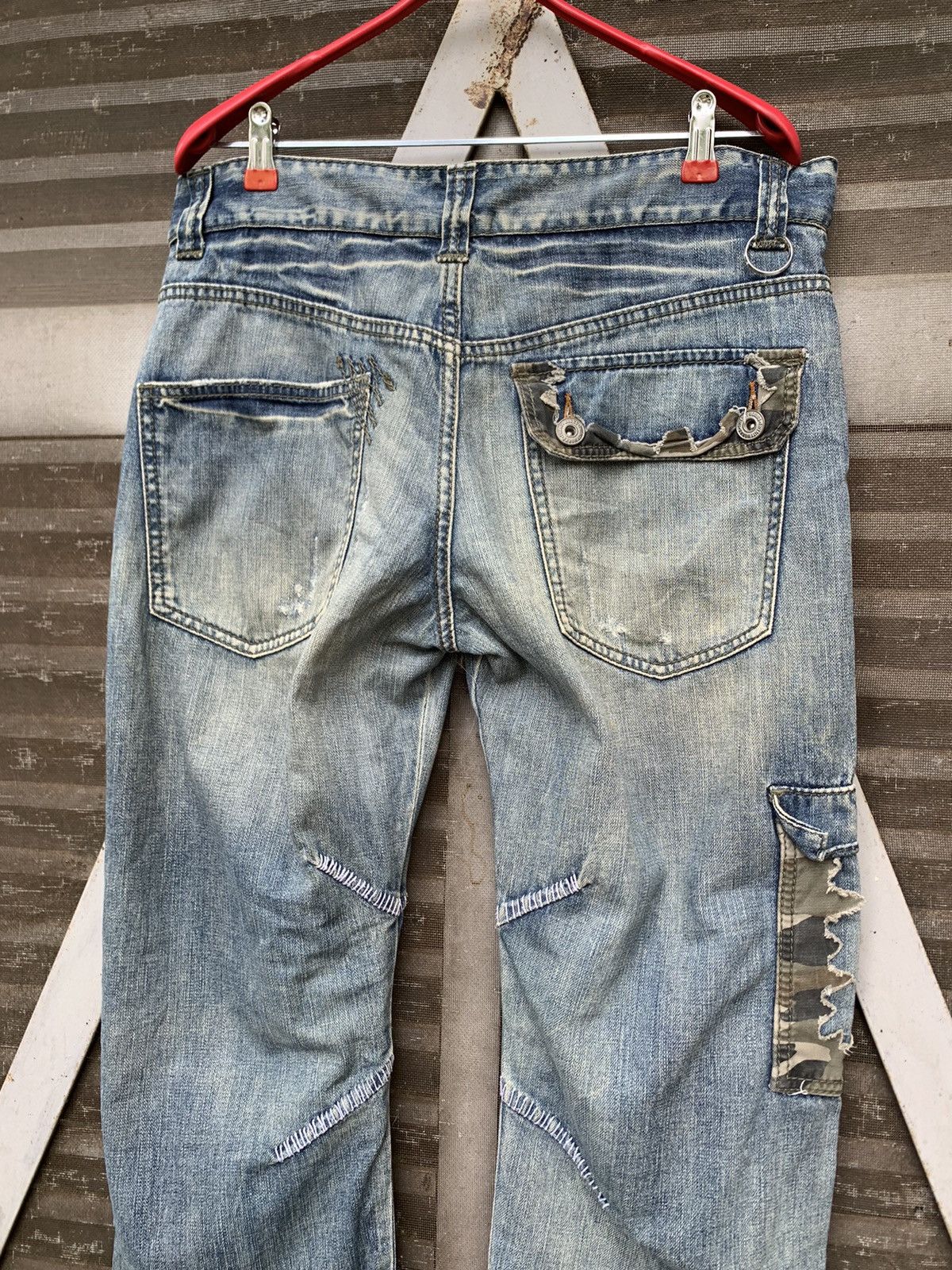 Vintage 👹VINTAGE TWENTY WORKS DISTRESSED BAGGY JEANS Size US 34 / EU 50 - 11 Thumbnail